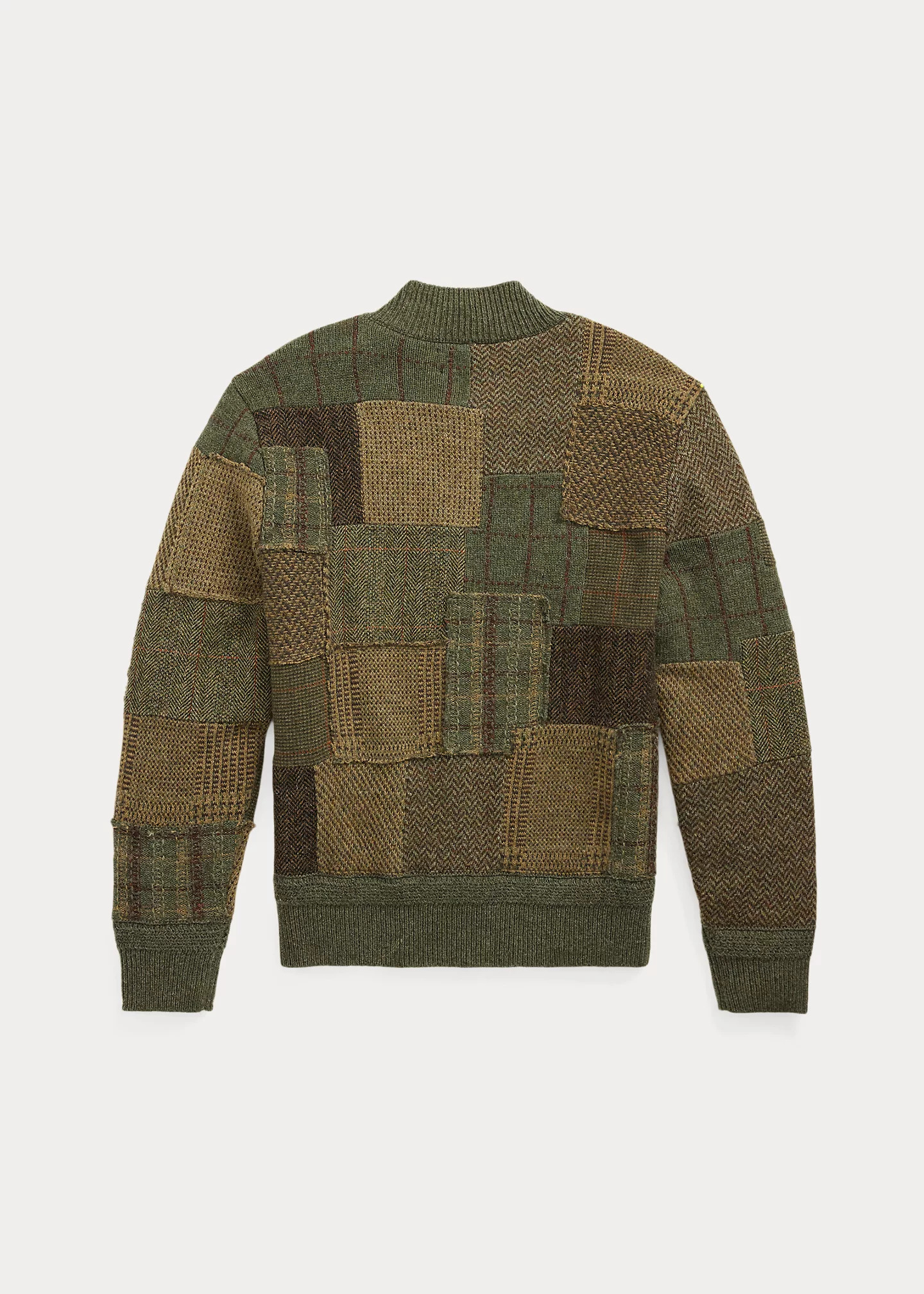 Patchwork Wool-Cashmere Sweater Jacket - 2