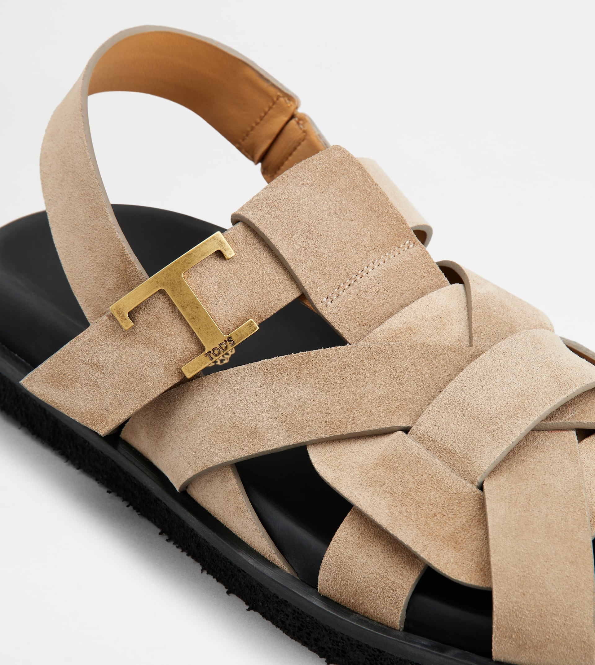 T TIMELESS SANDALS IN SUEDE - BROWN - 5