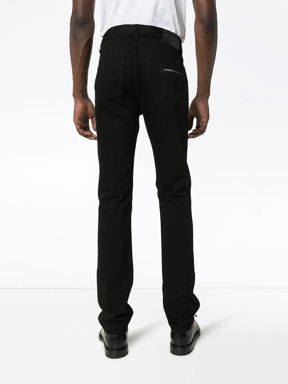 mid-rise straight-leg jeans - 4