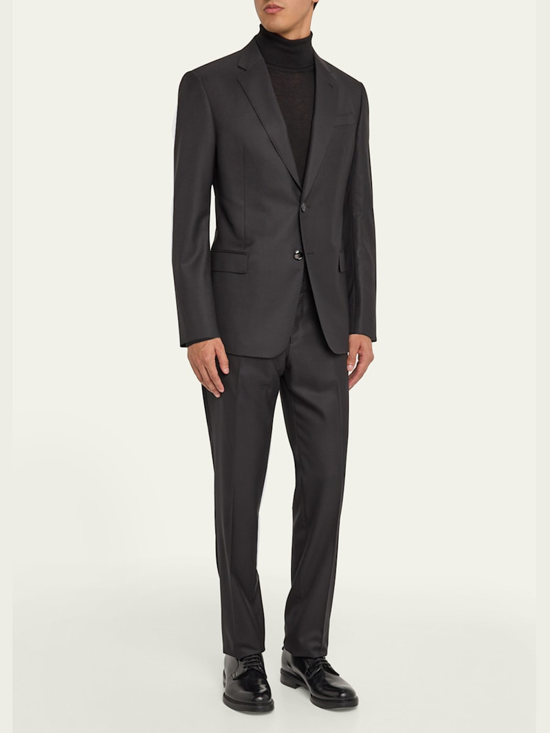 GIORGIO ARMANI Men's Basic Wool Two-Piece Suit outlook
