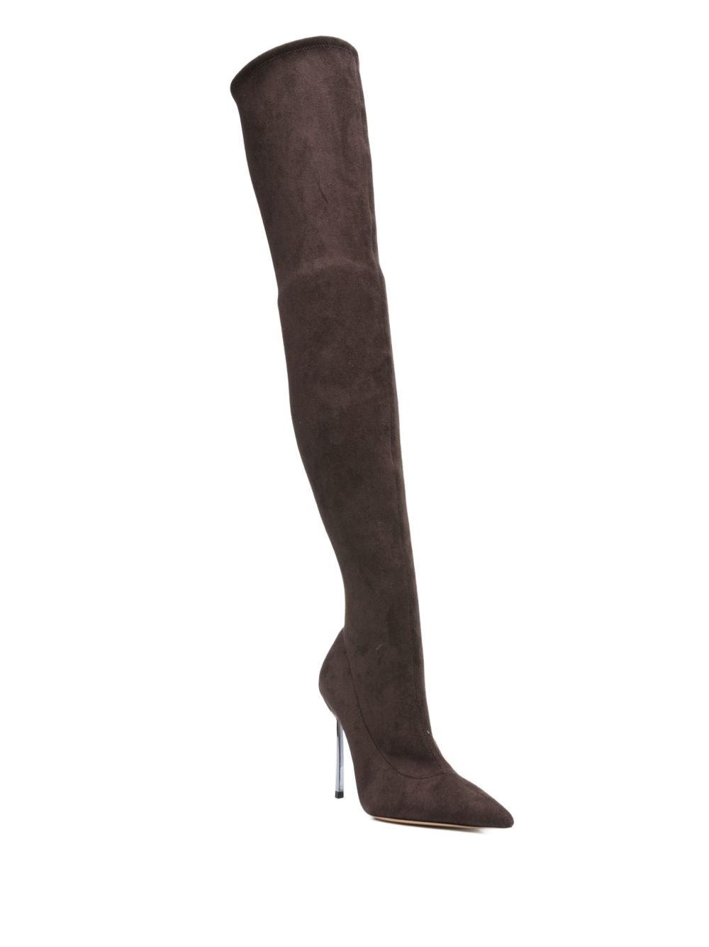 110mm suede over-the-knee boots - 2