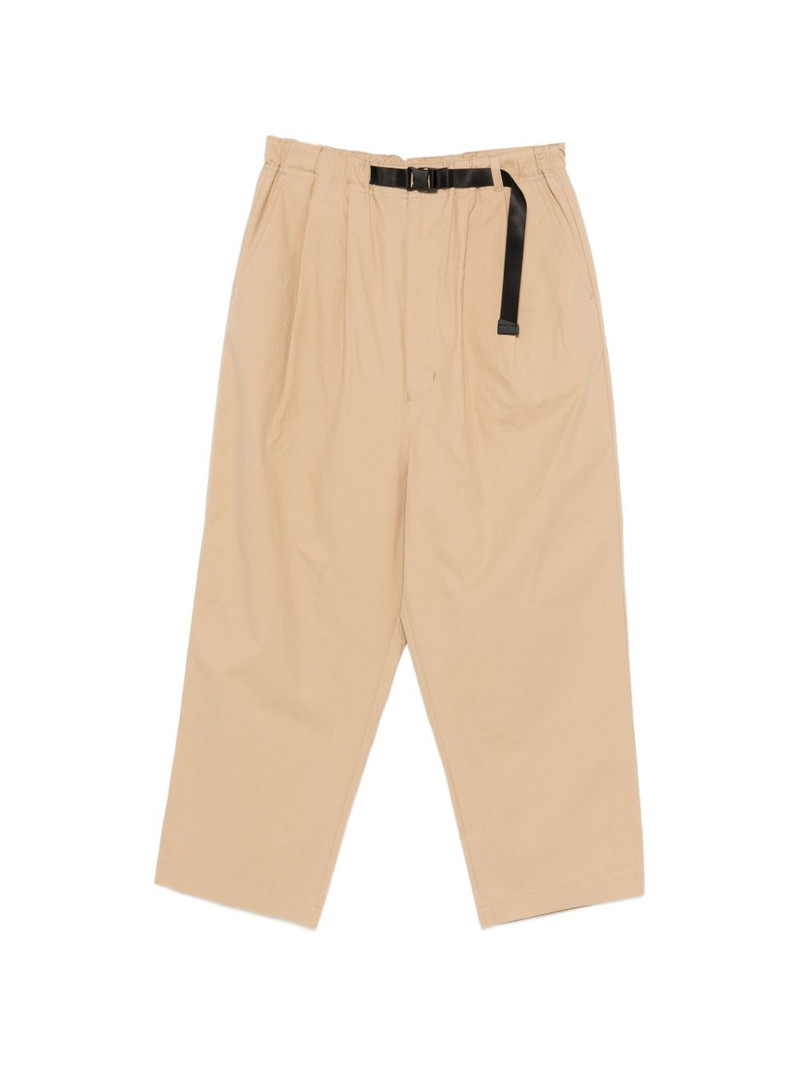 pleated belted trousers 1