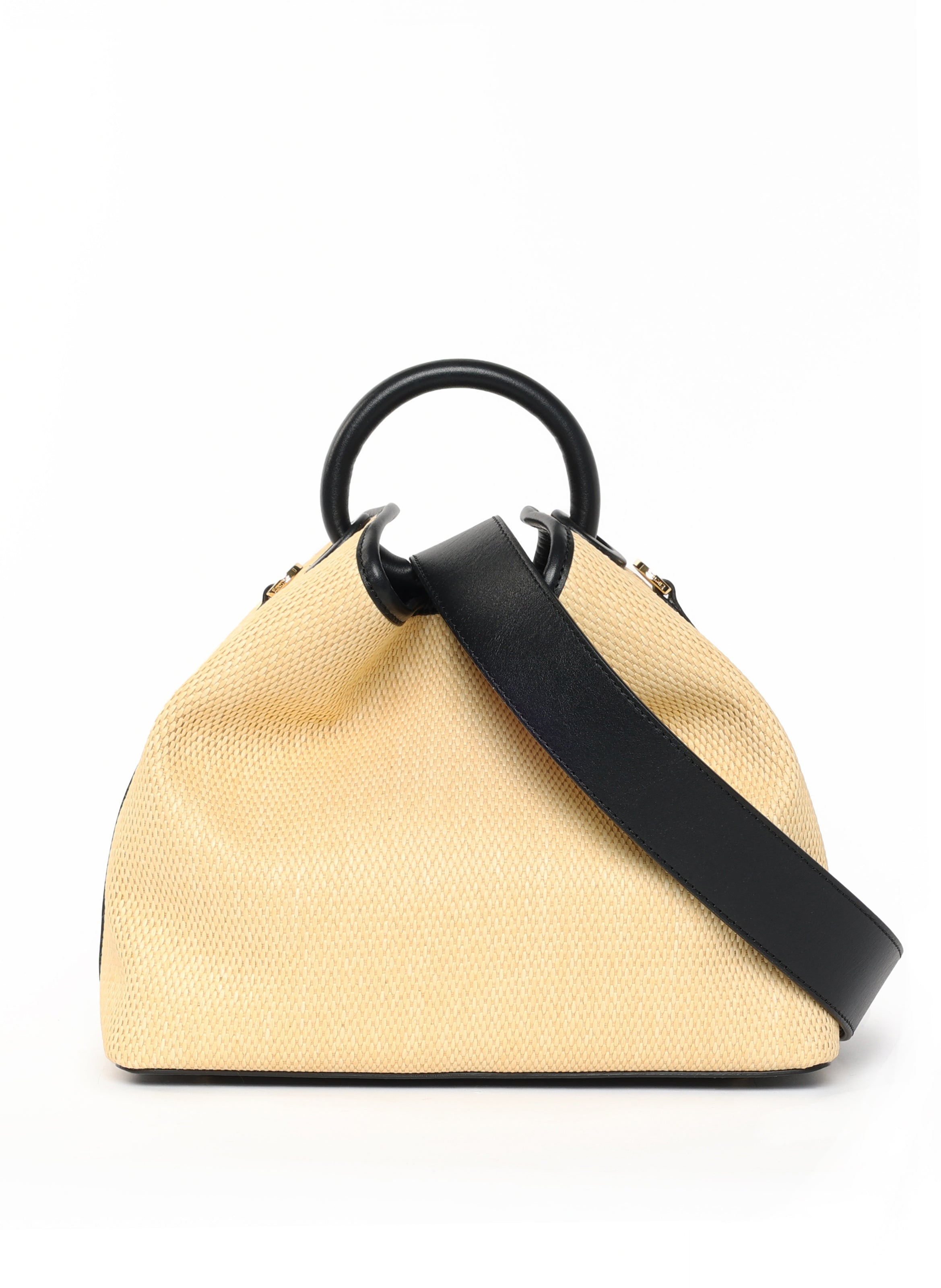 Raisin Raffia/Leather Natural/Black - 4