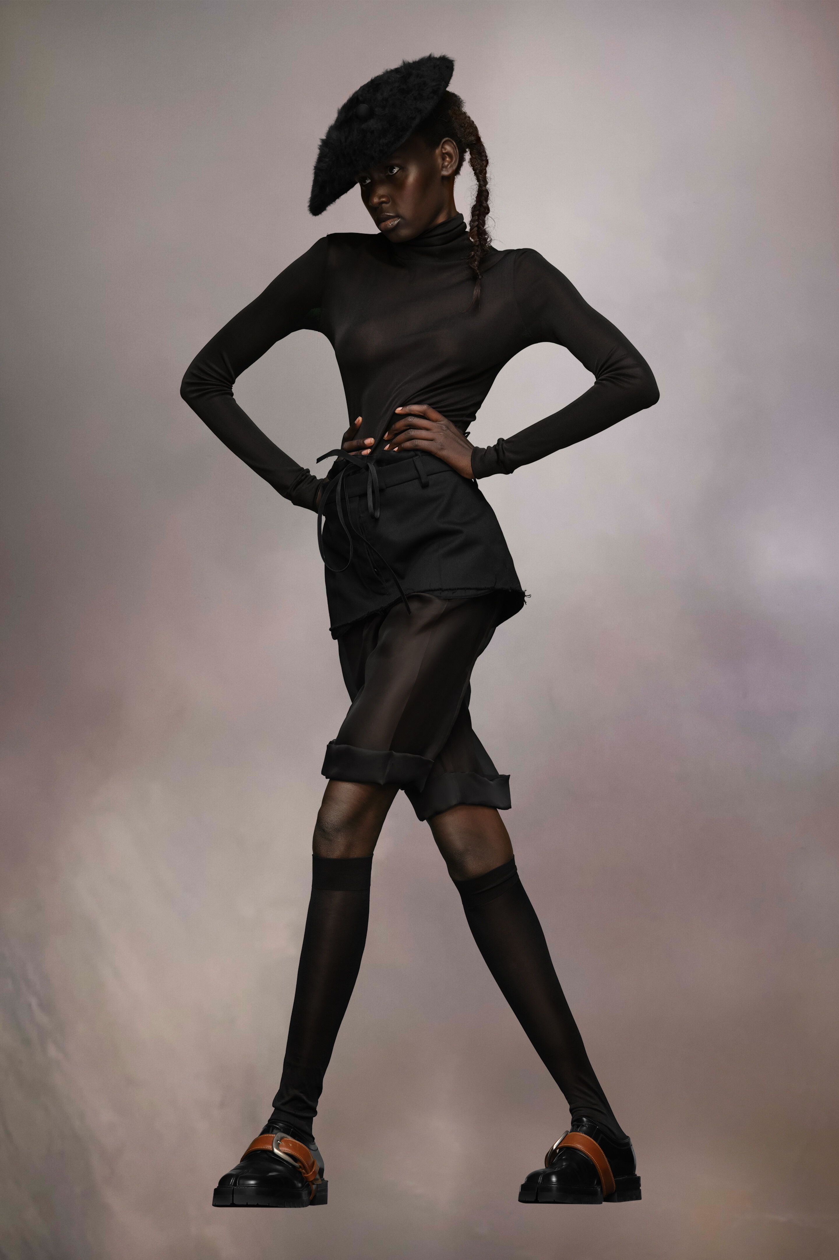 Layered Skirt Shorts - 4