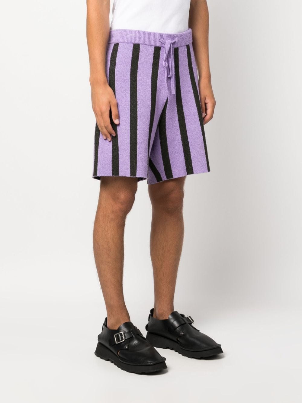 Walter striped terry-cloth shorts - 3