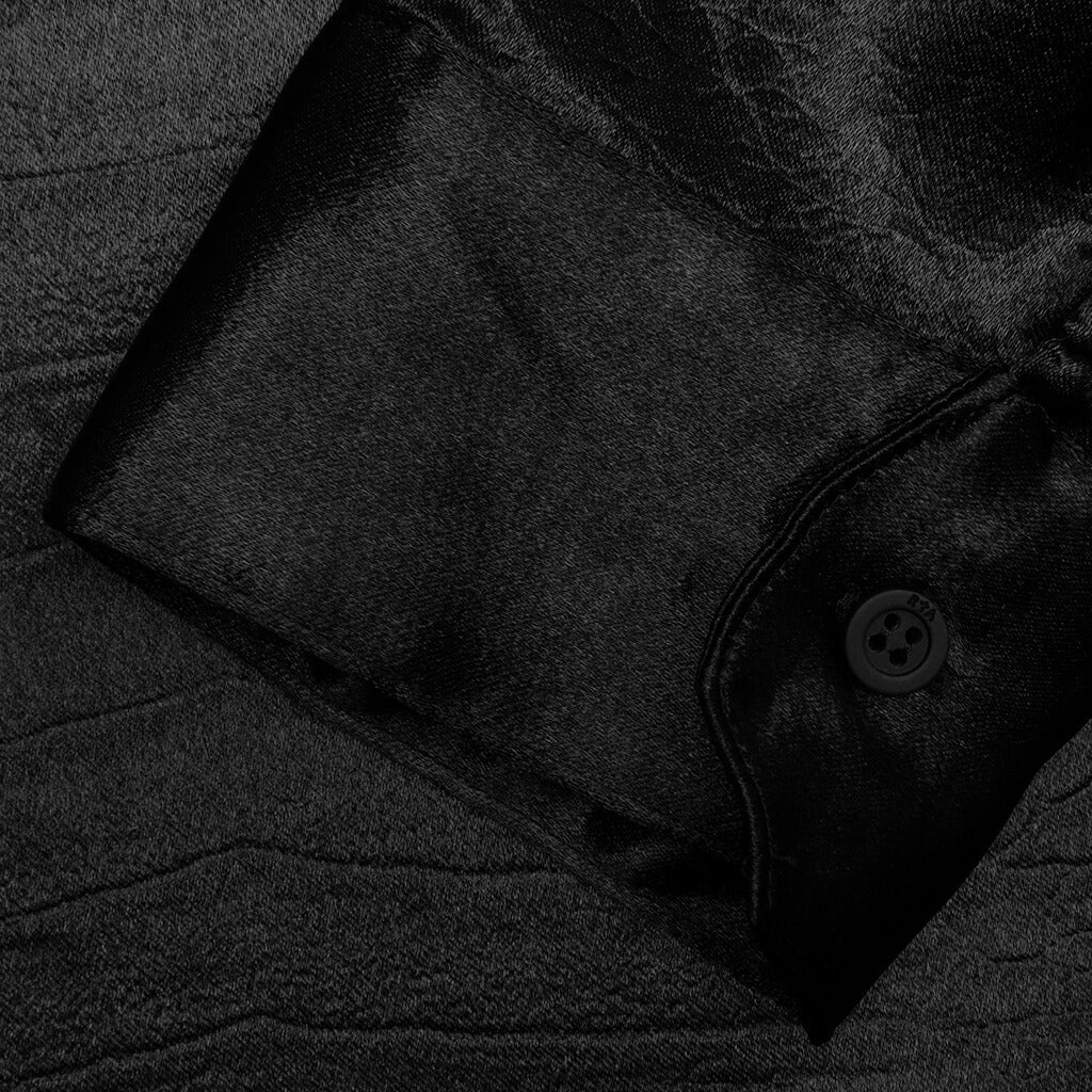MALCOM SHIRT - BLACK CROCODILE - 4