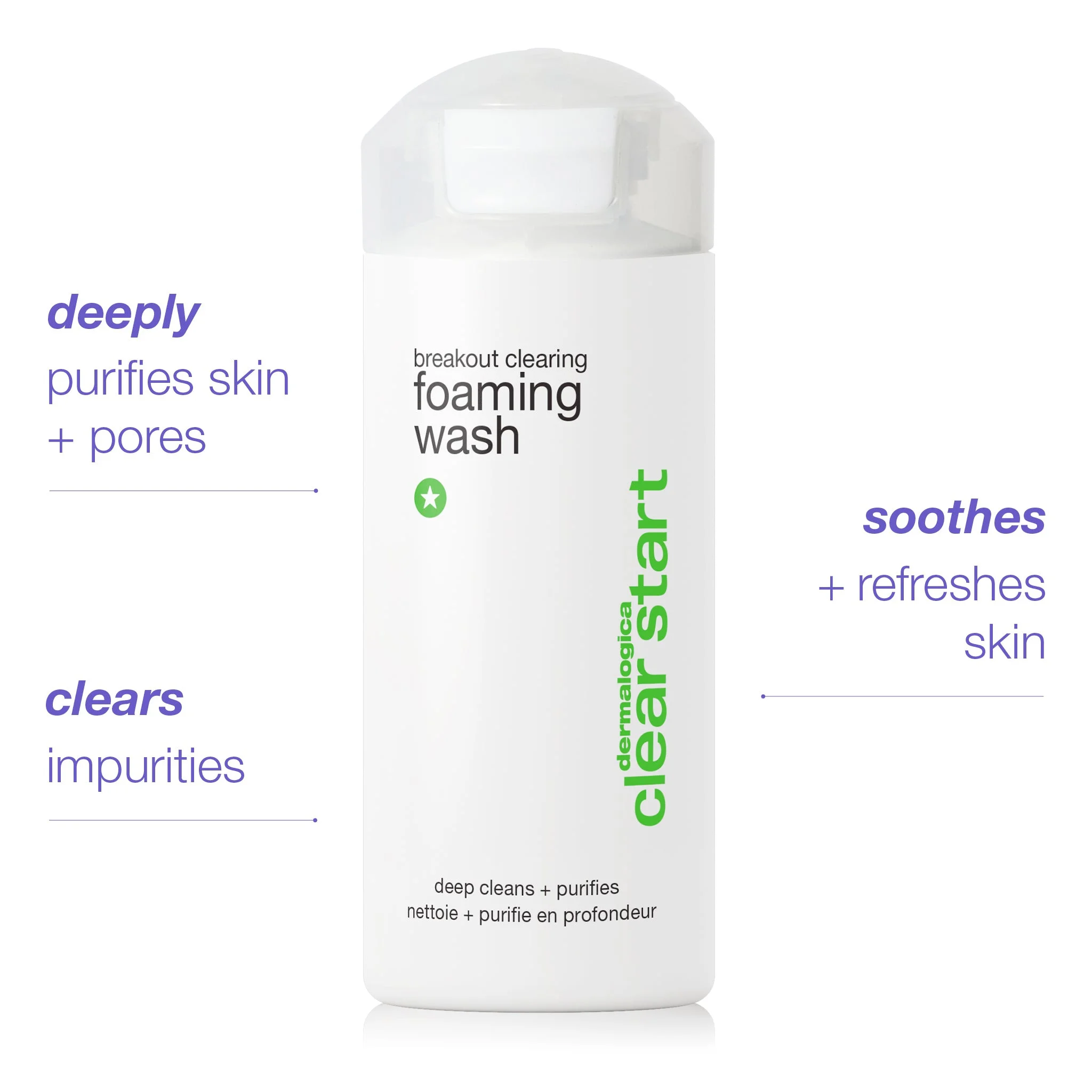 breakout clearing foaming wash - 1
