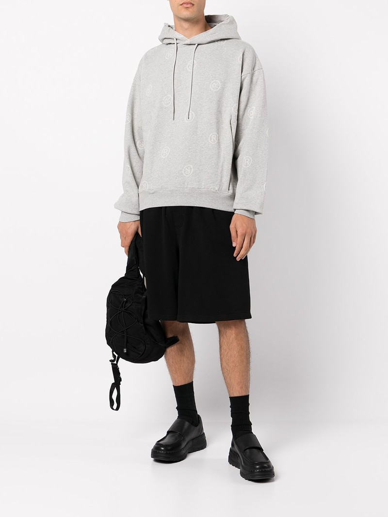 Martine Rose logo-print cotton hoodie outlook