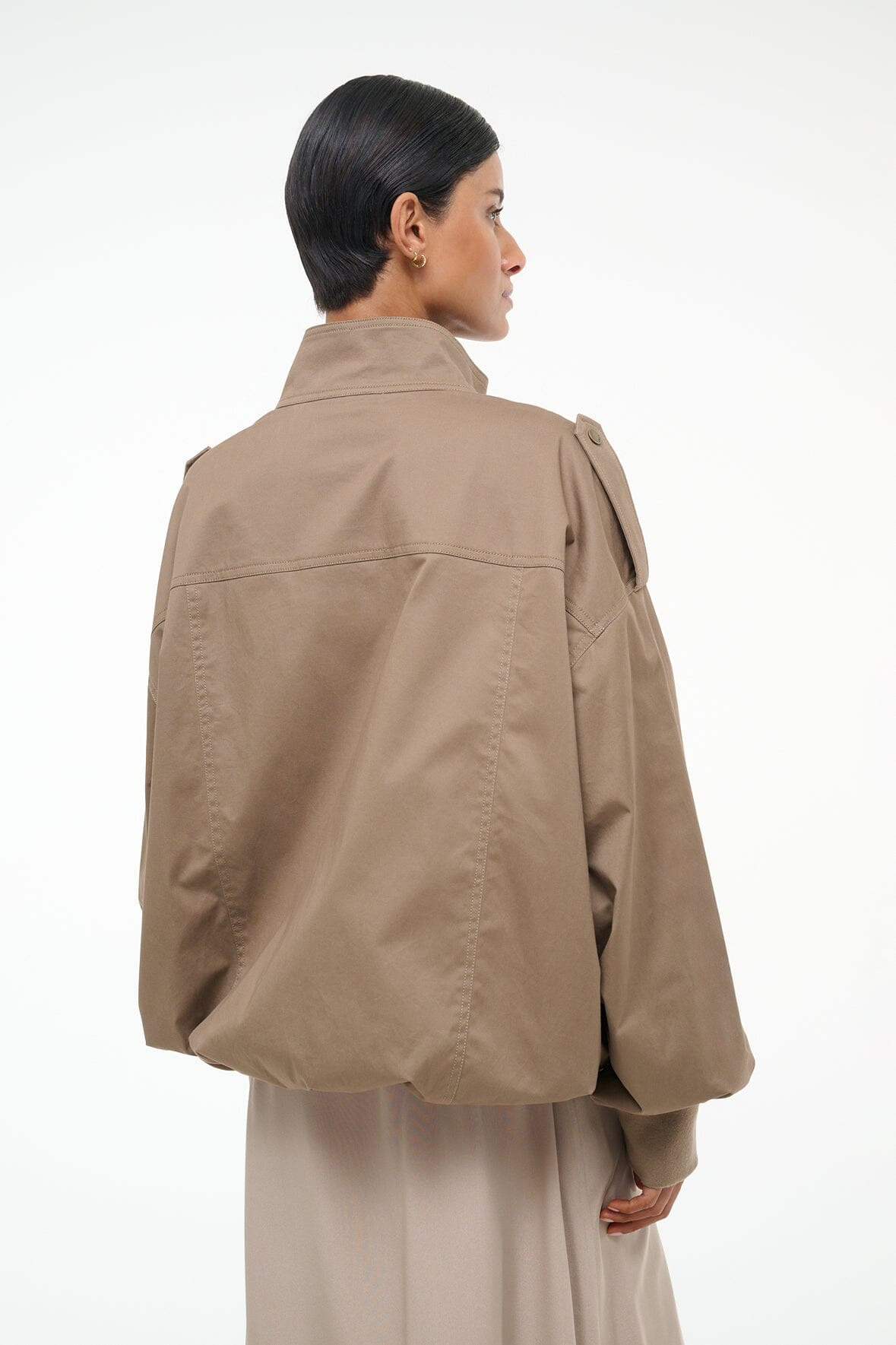 STAUD SIMONE JACKET TAUPE - 7