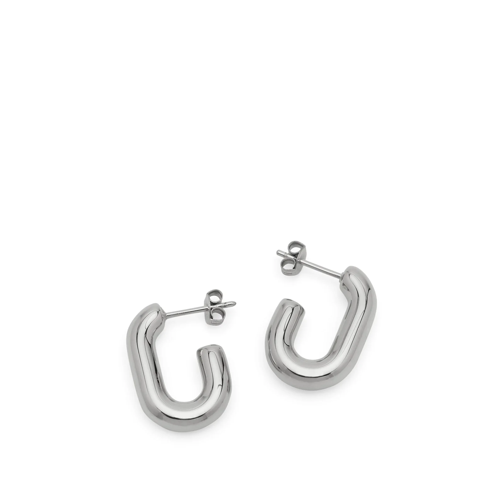 Missoma Chubby Oval Small Hoop Earrings - 1