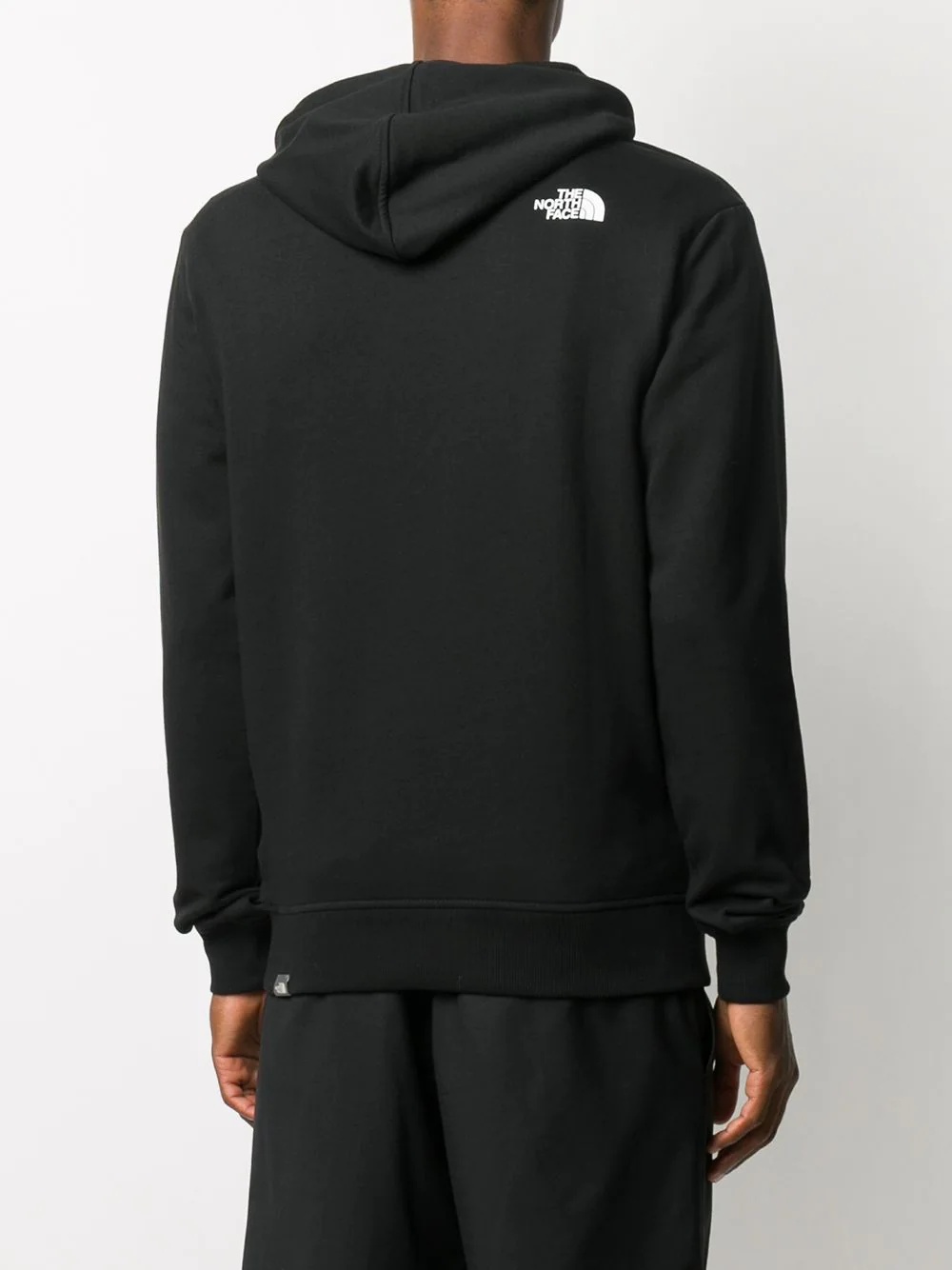 logo print drawstring hoodie - 4