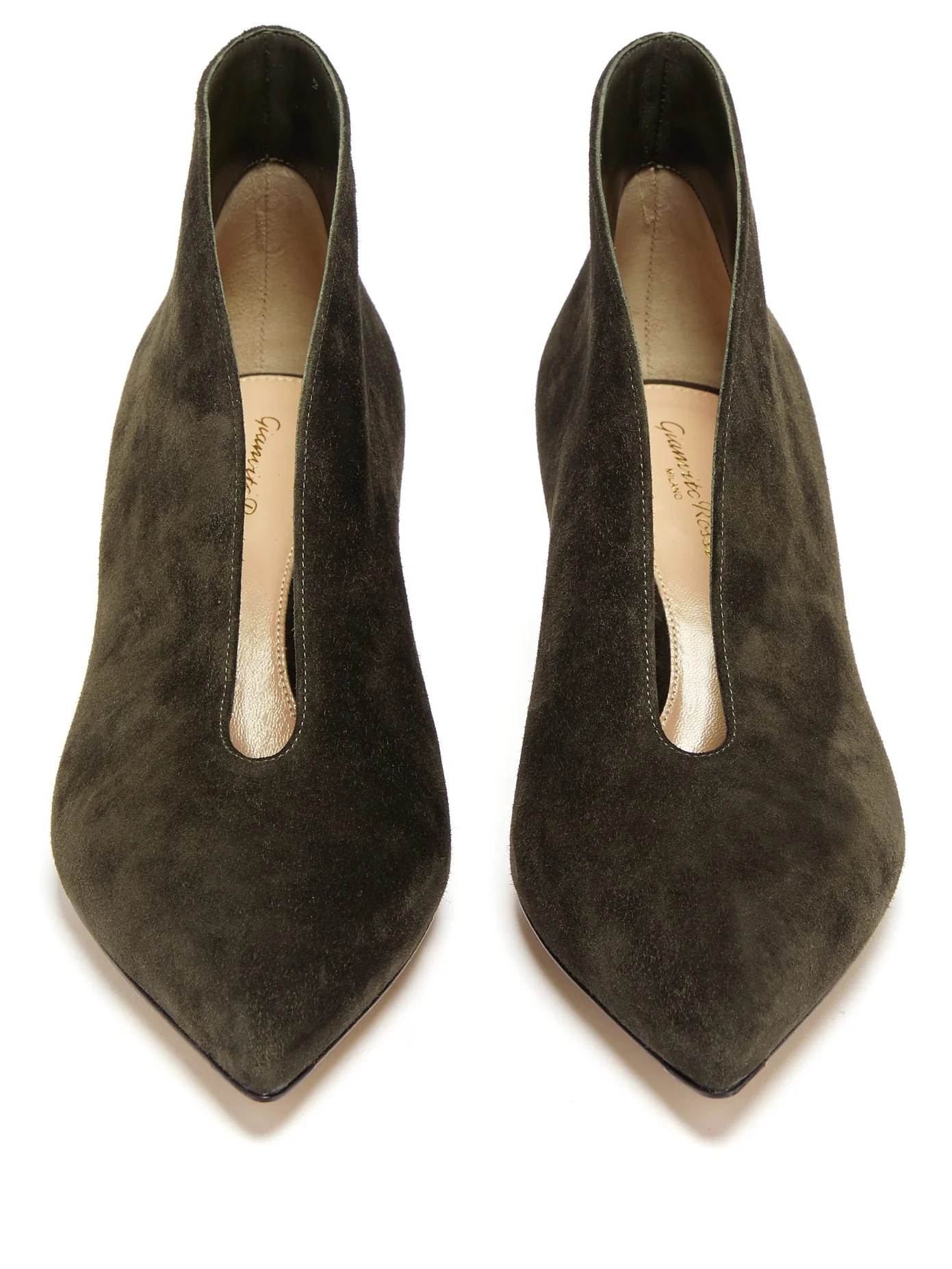 Vamp 55 suede pumps - 5