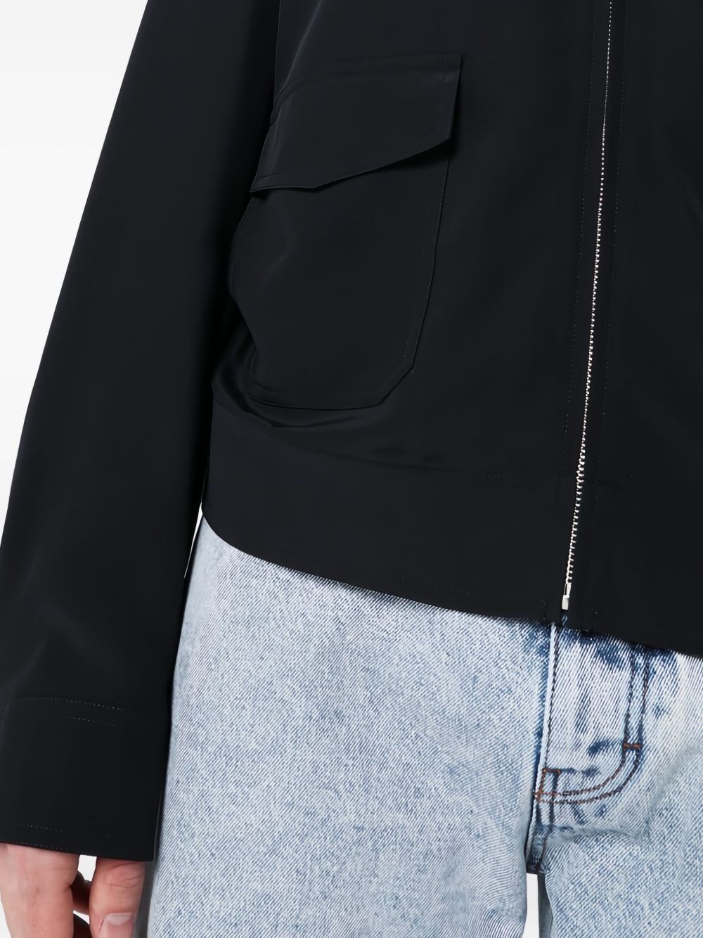 zip-up shirt jacket - 5
