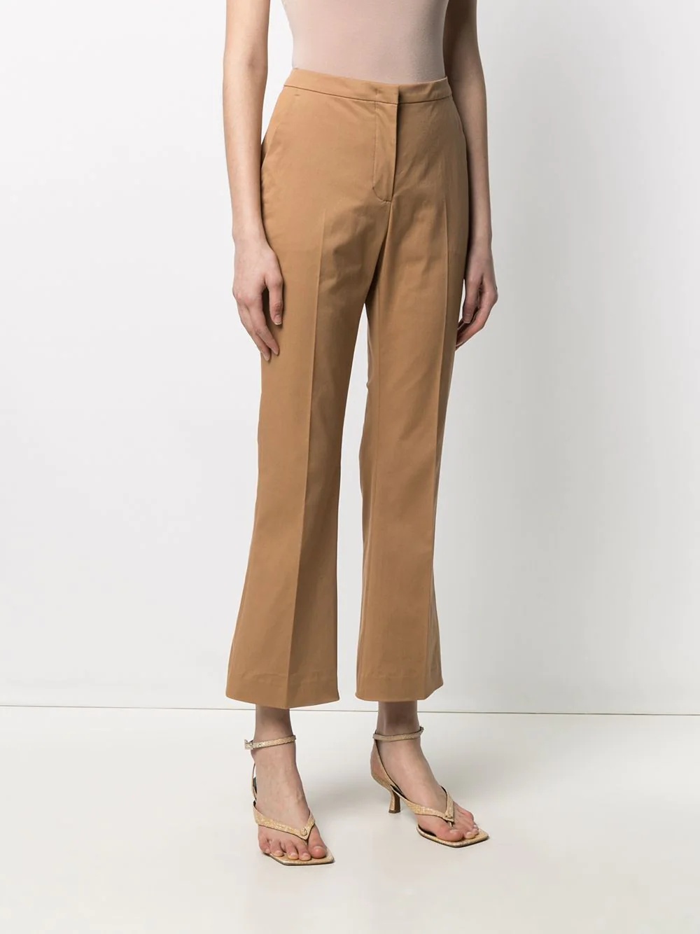 high-waisted wide-leg trousers - 3