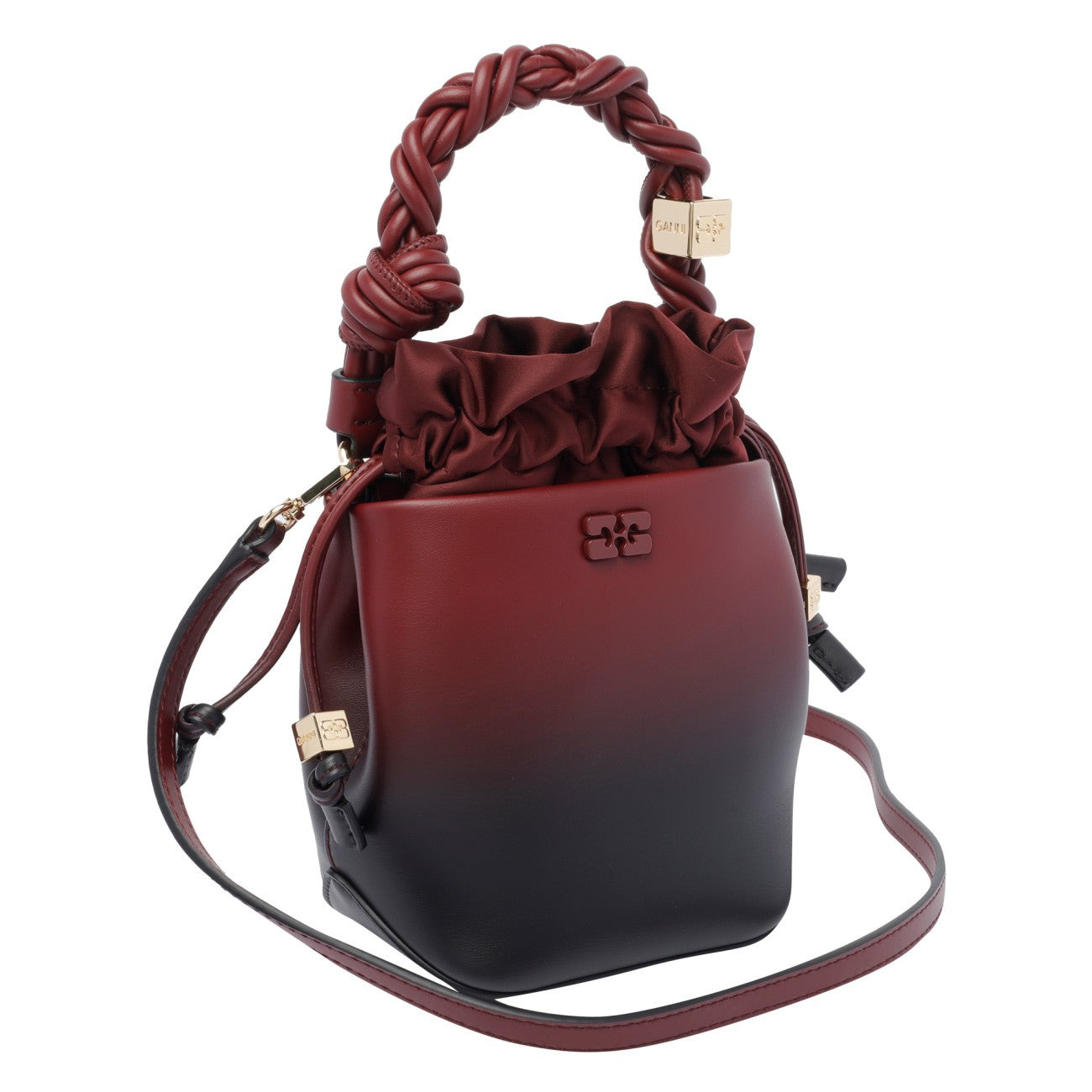 Ganni Women Mini Bou Bucket Bag - 2