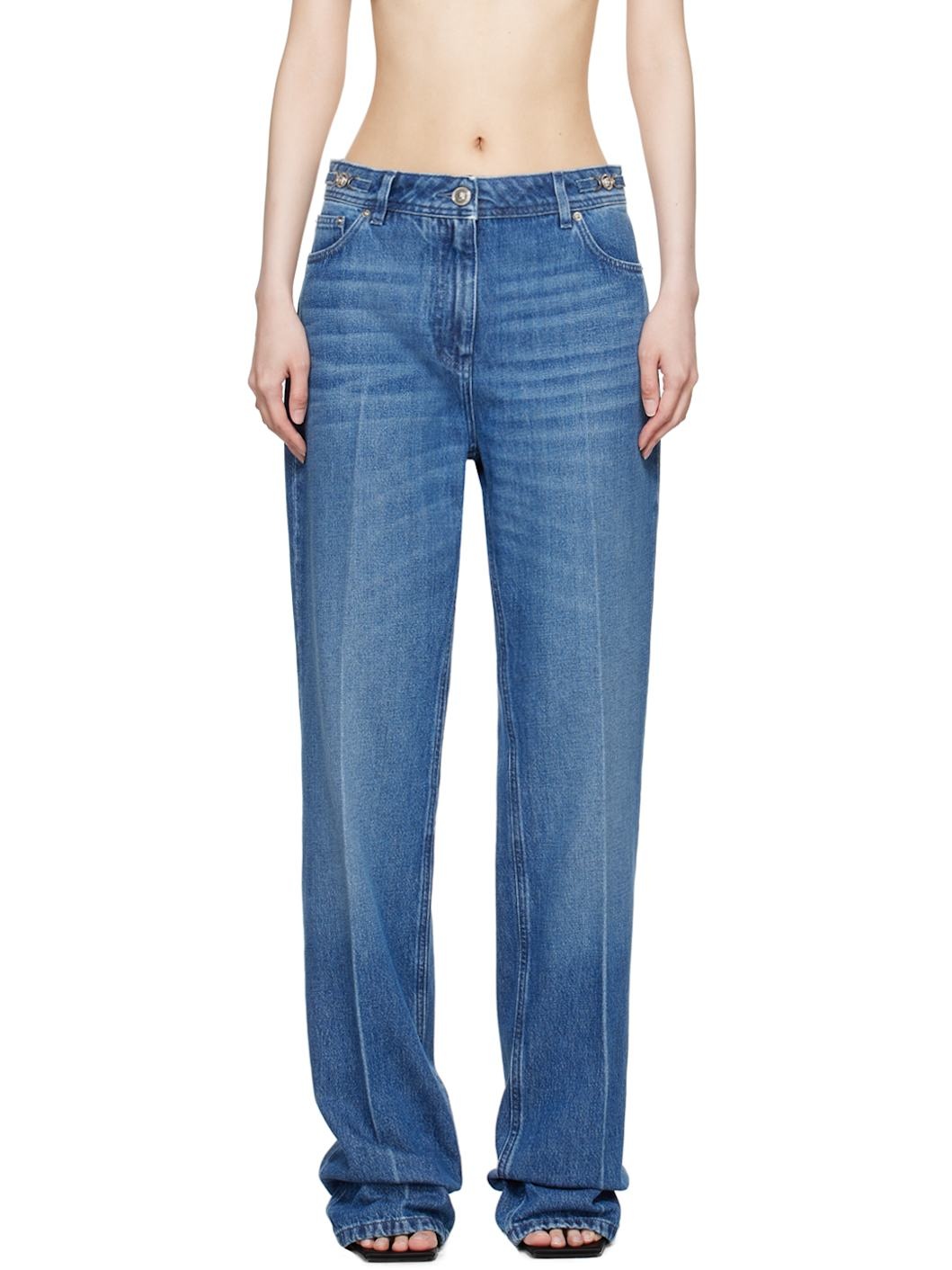 Blue Medusa '95 Boyfriend Jeans - 1