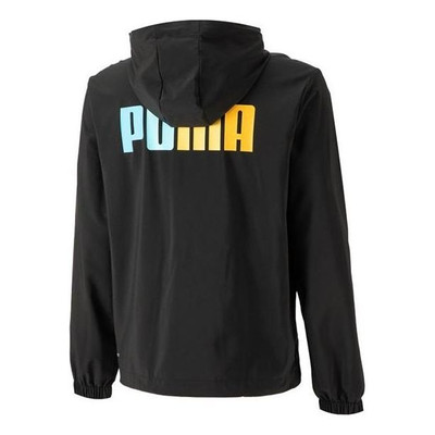 PUMA PUMA Full Sleeve Printed Hoodie 'Black' 678013-01 outlook