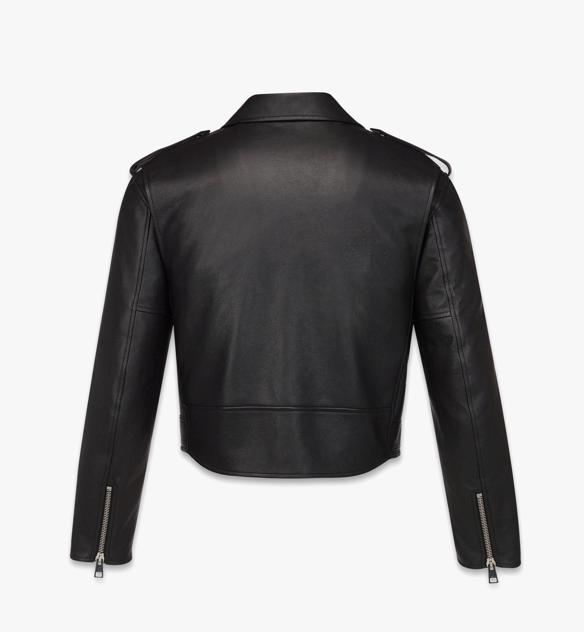 Cropped Rider Jacket in Lamb Leather - 2