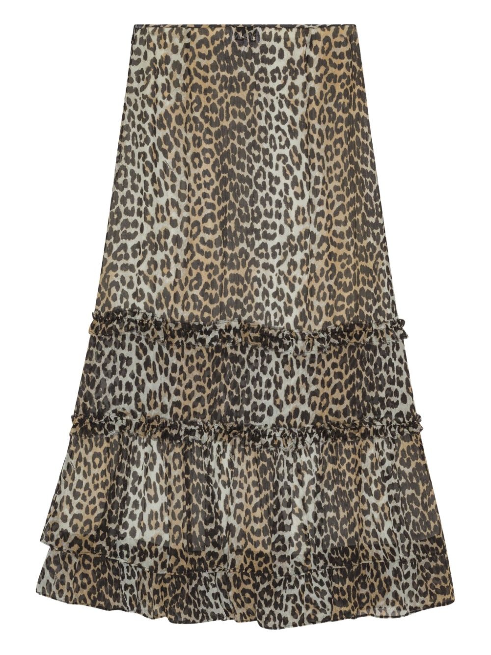 leopard-print skirt - 5
