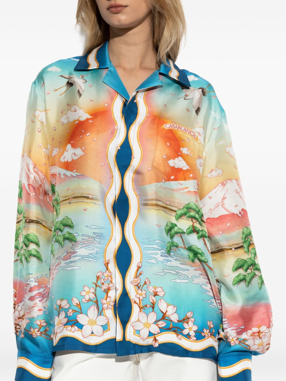 Tennis Club silk shirt - 2