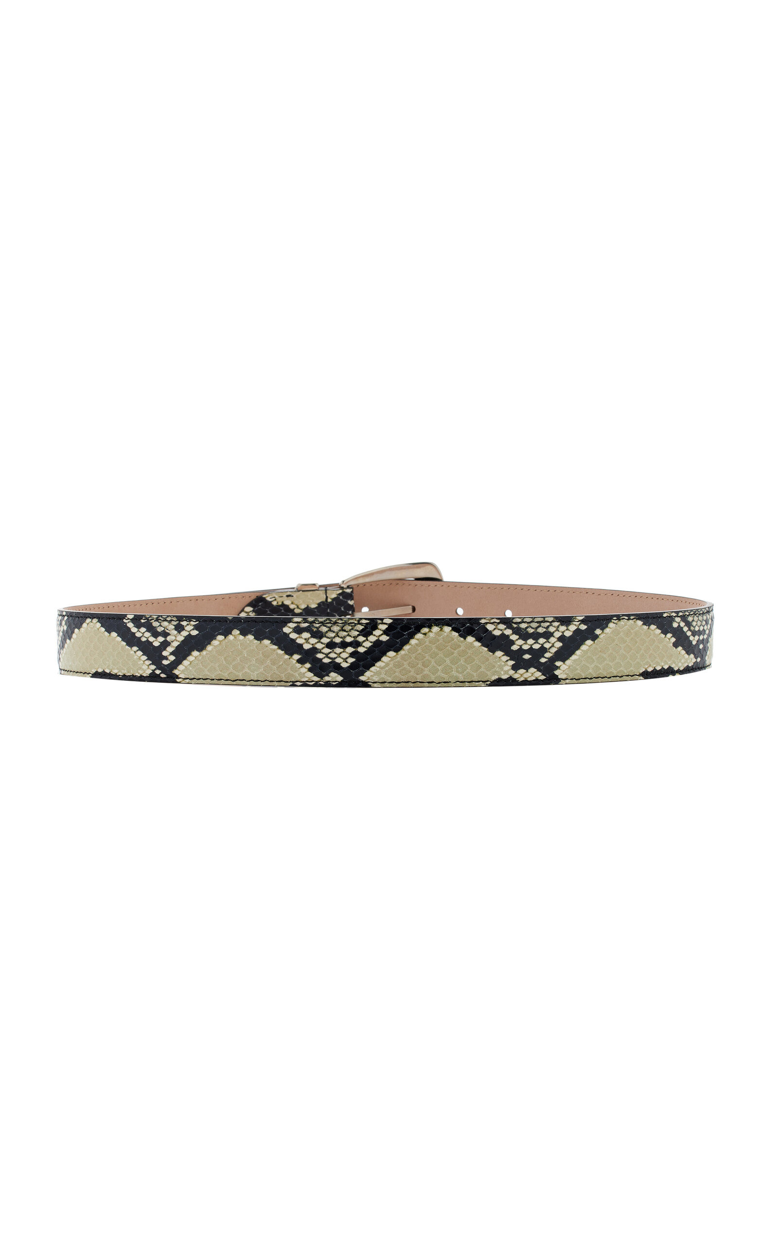 Benny Python-Embossed Leather Belt animal - 3