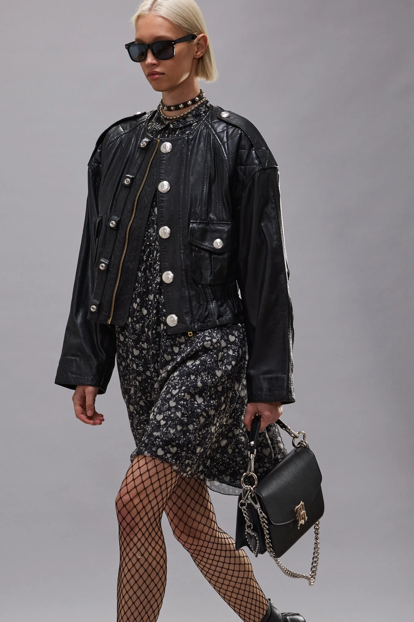 OVERSIZED CREWNECK JACKET - 1