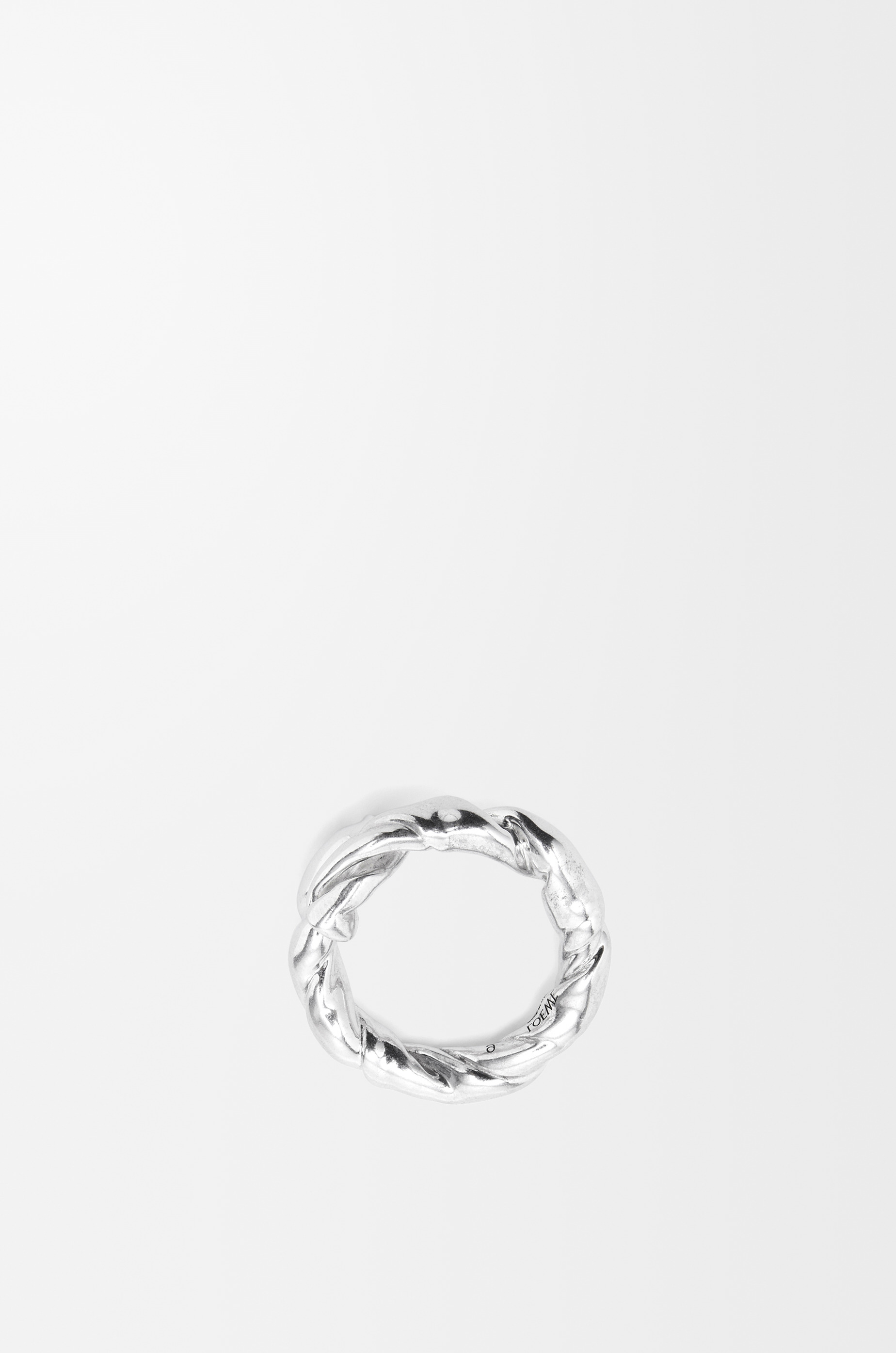 Nappa twist ring in sterling silver - 3
