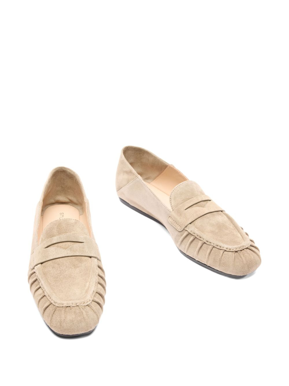 Brooks pleated penny loafers - 2