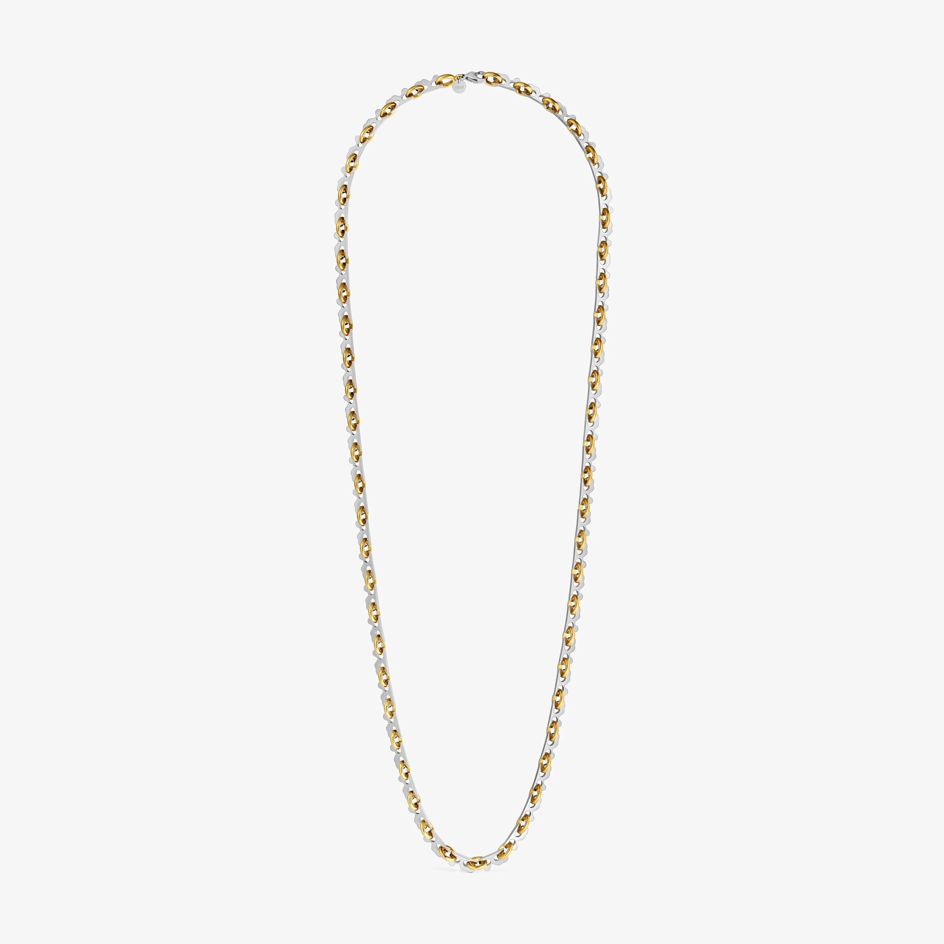 Long two-tone steel Necklace TOUS Half Bear - 1