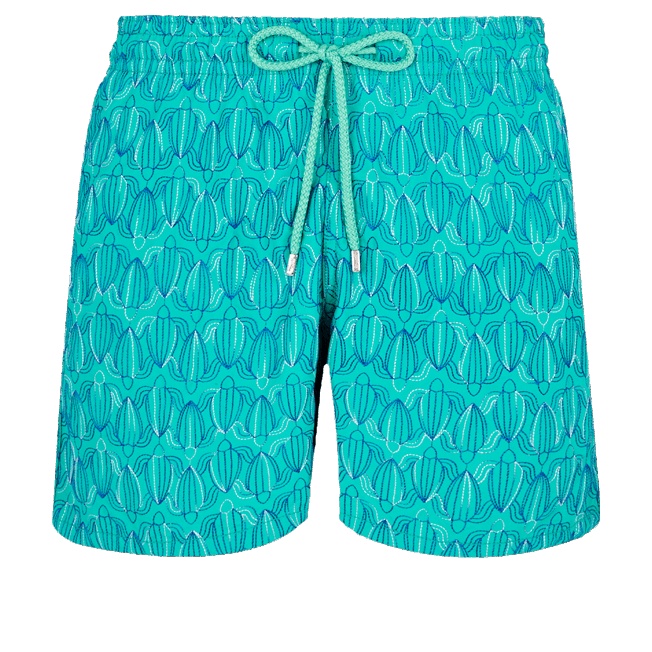 Men Swim Trunks Embroidered Armor Turtles - Limited Edition - 1