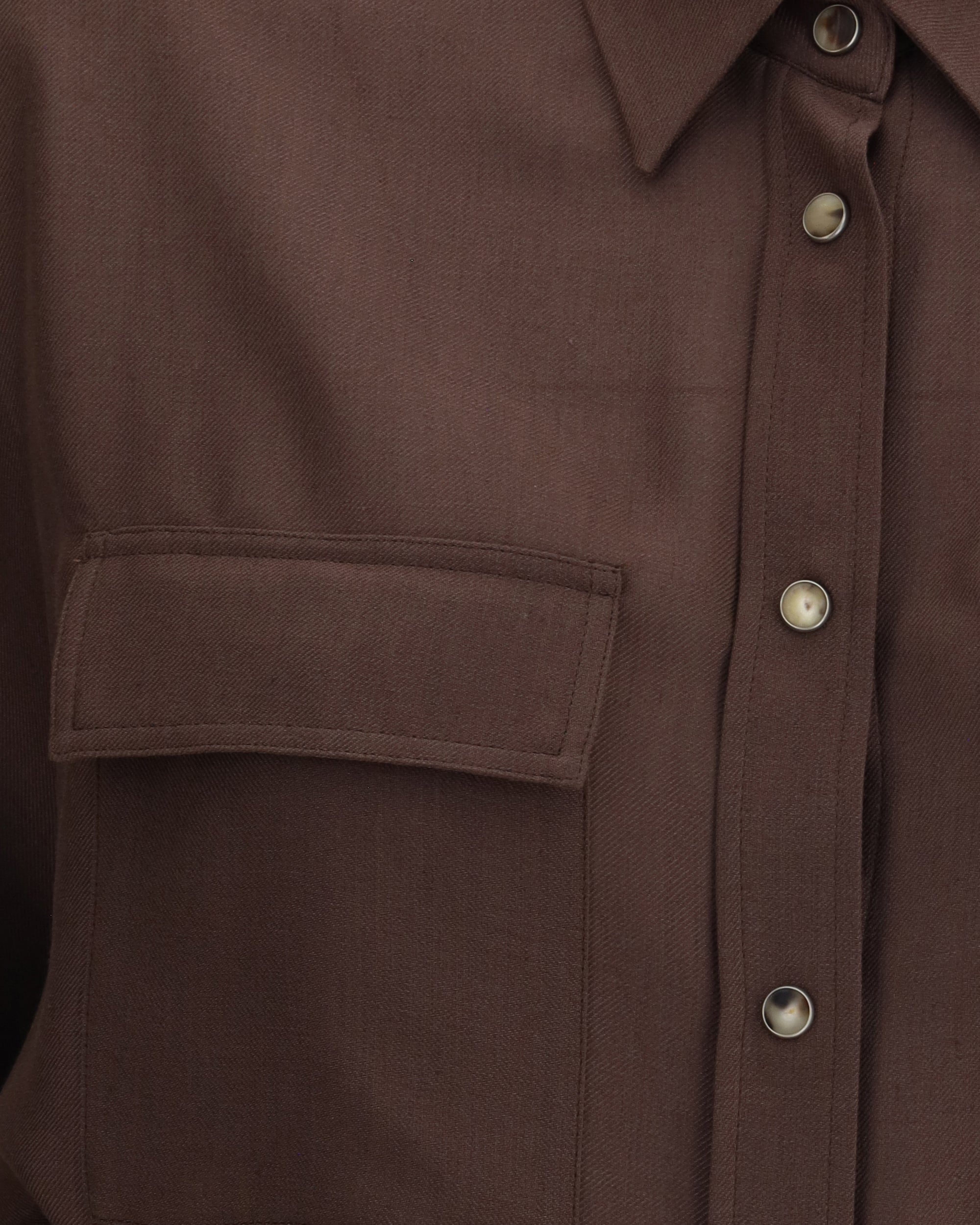 Embellished collar Shirt - 3