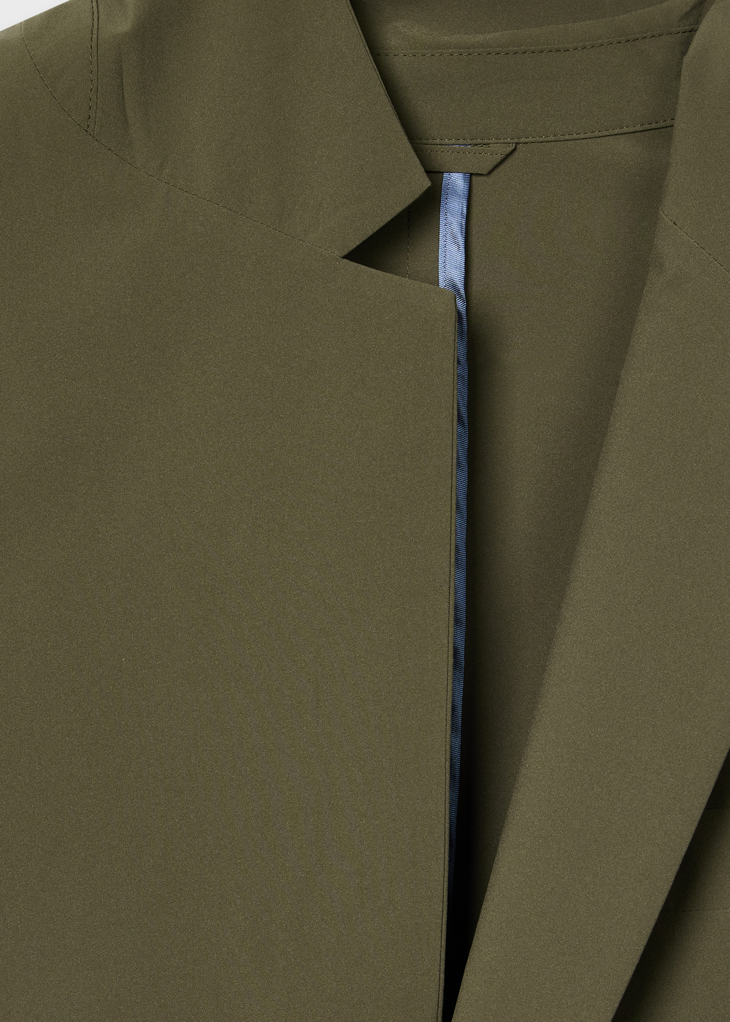 Khaki Two-Way Stretch Technical Blazer - 2