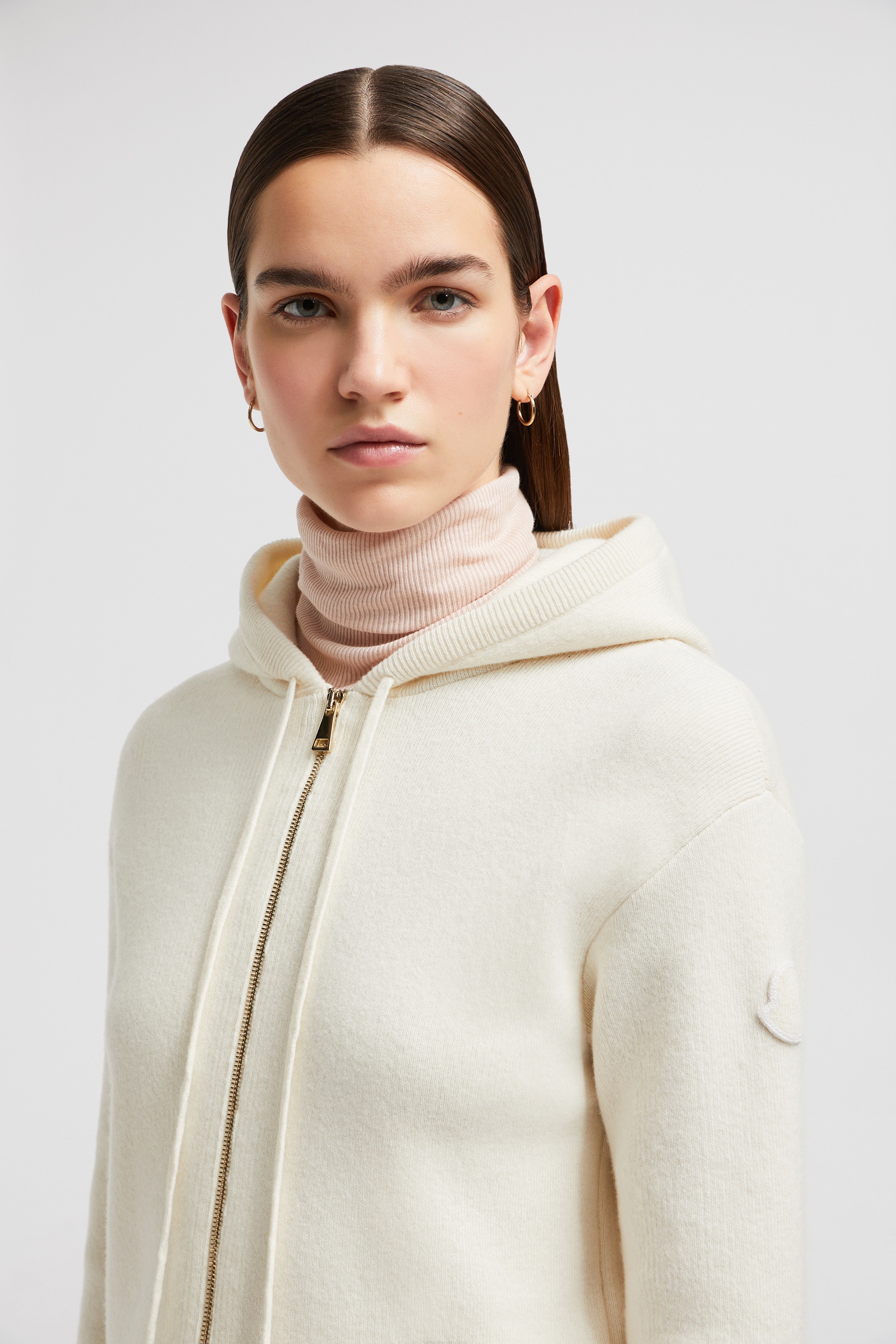 Wool & Cashmere Zip-Up Hoodie - 4
