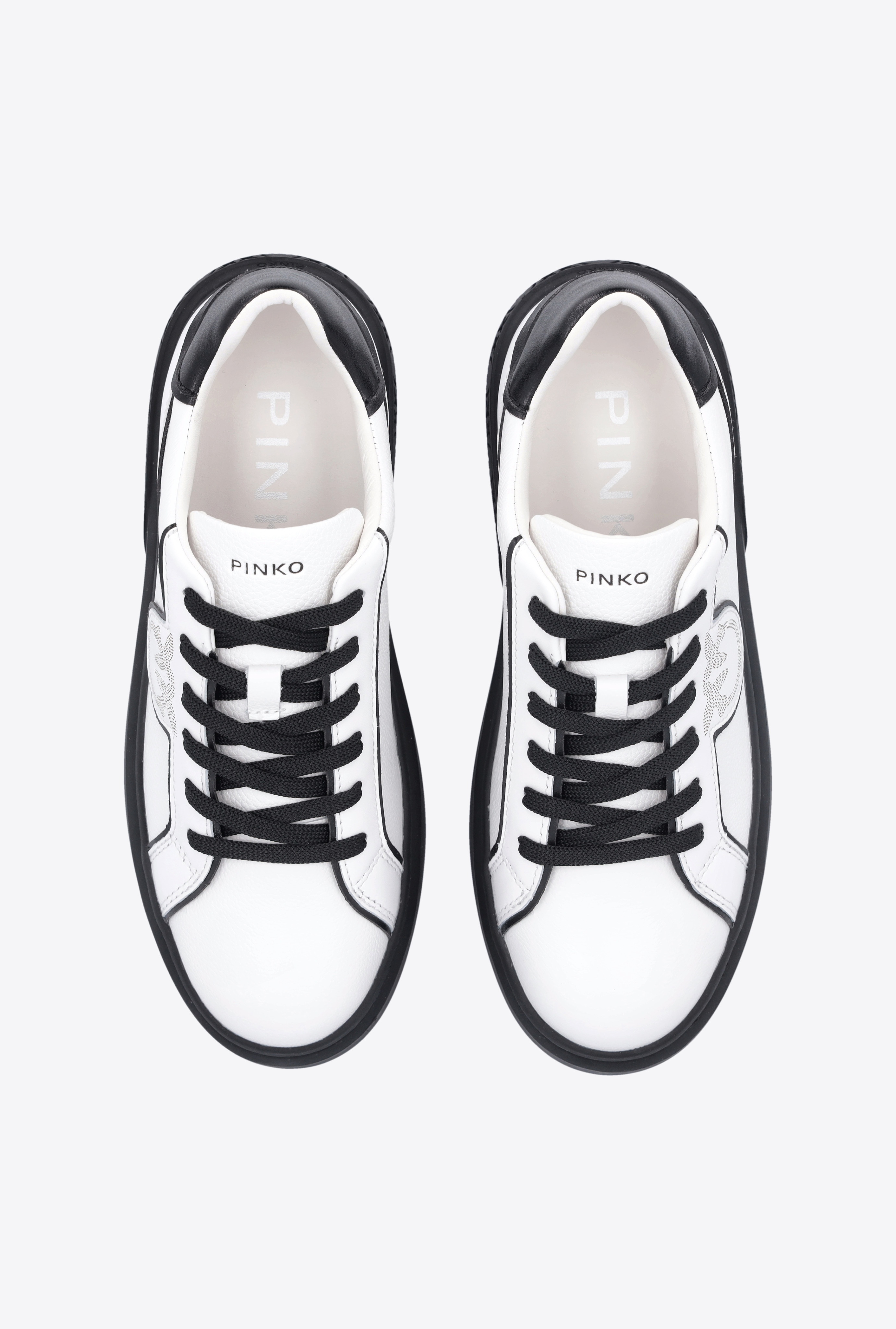 LEATHER SNEAKERS WITH CONTRASTING DETAILS - 8