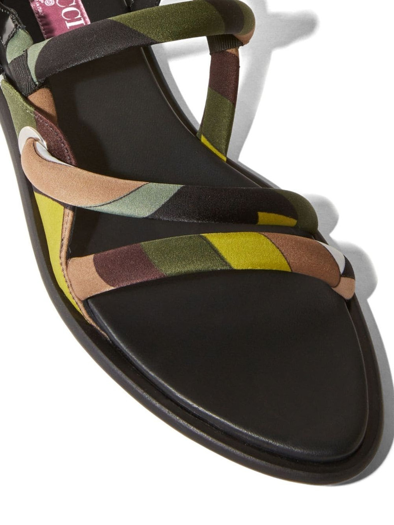 PUCCI Lee leather sandals outlook