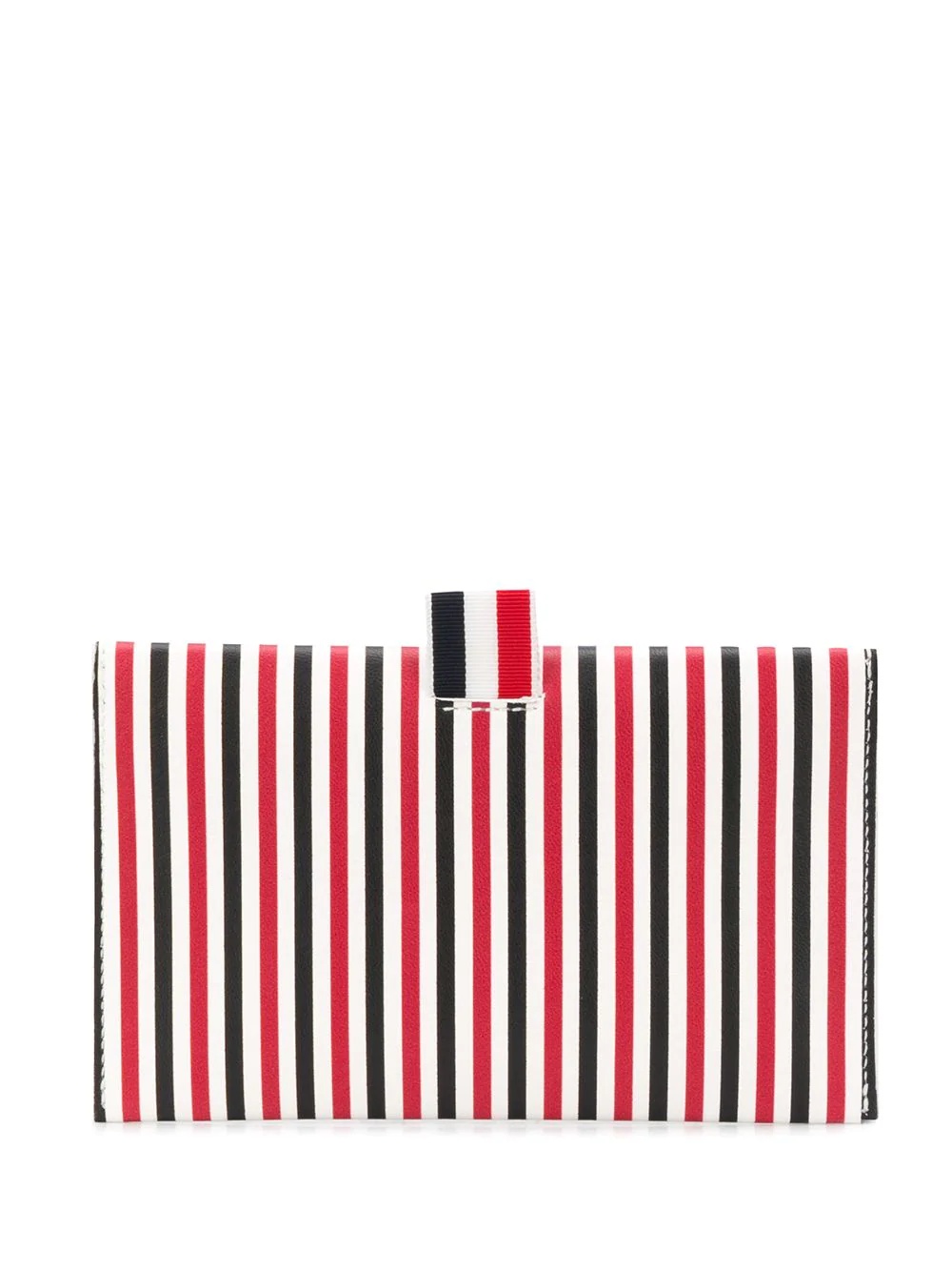 mini striped flap folio - 2