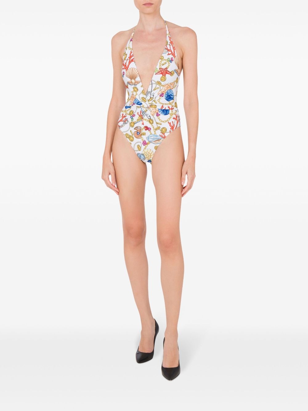 shell print swimsuit - 3