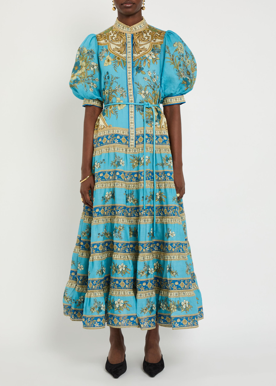 Alemais Cassie Printed Woven Midi Dress - 2