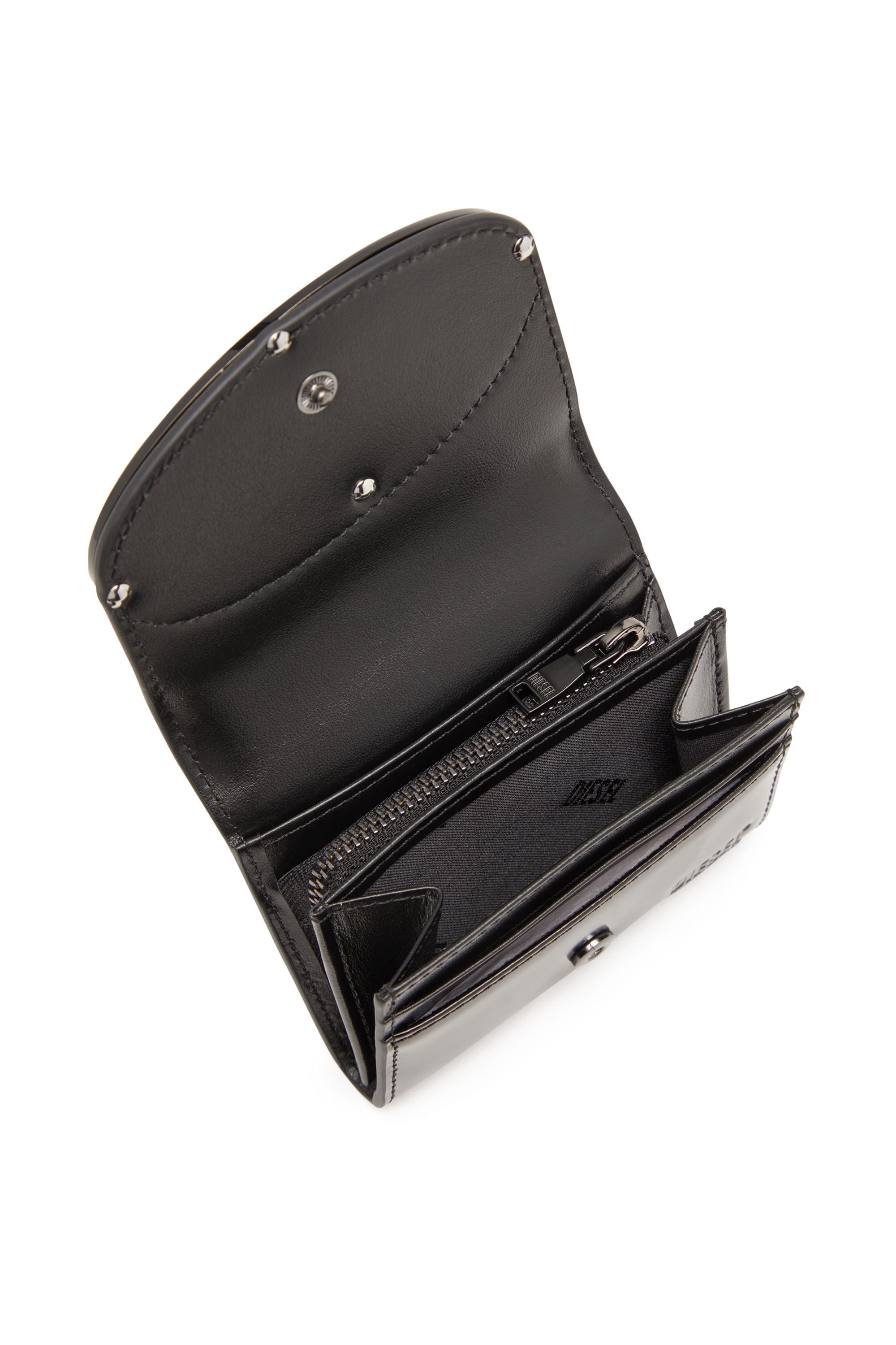 Diesel 1DR CARD HOLDER BI-FOLD ZIP III | diesel | REVERSIBLE
