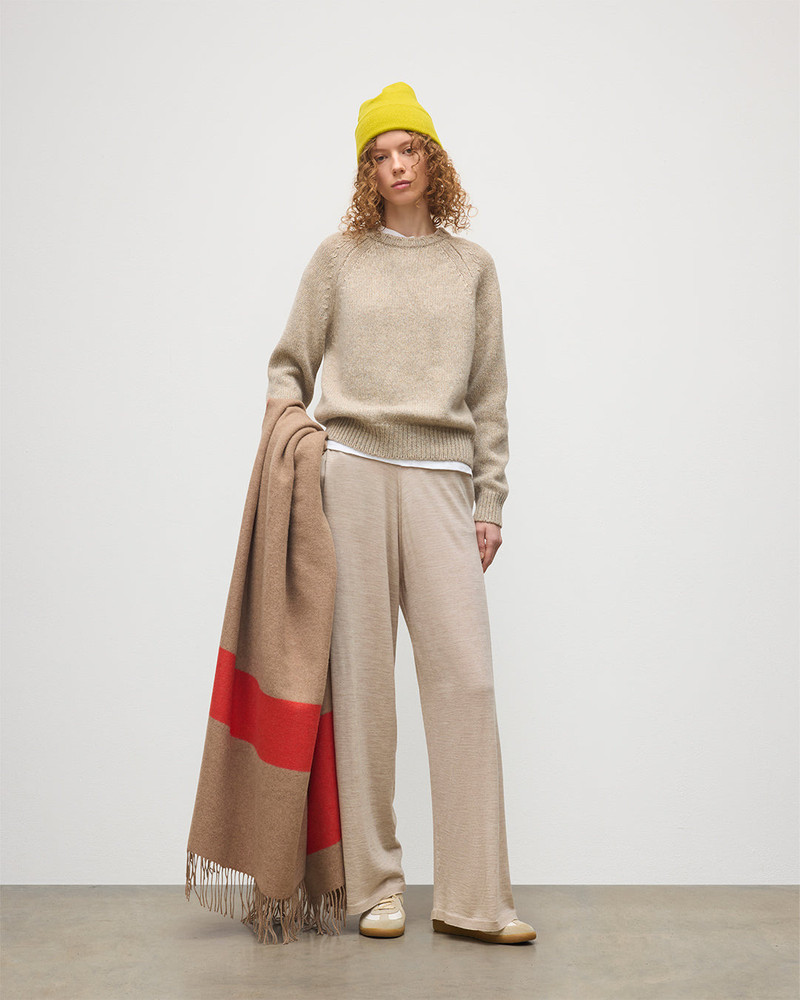 Johnstons of Elgin Ina Natural Merino Trousers outlook