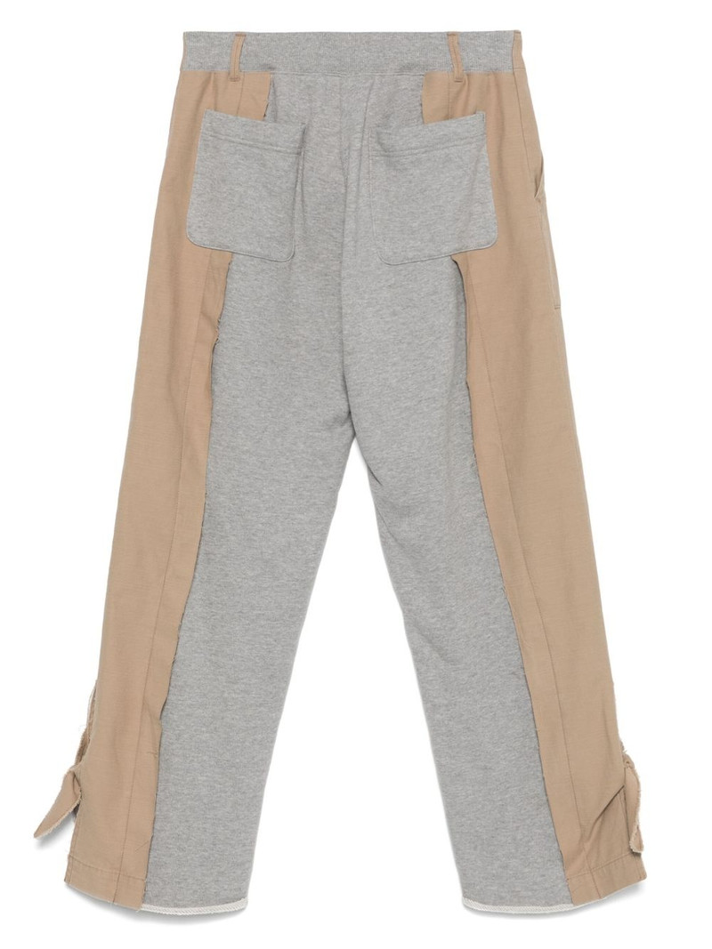 UNDERCOVER panelled trousers outlook