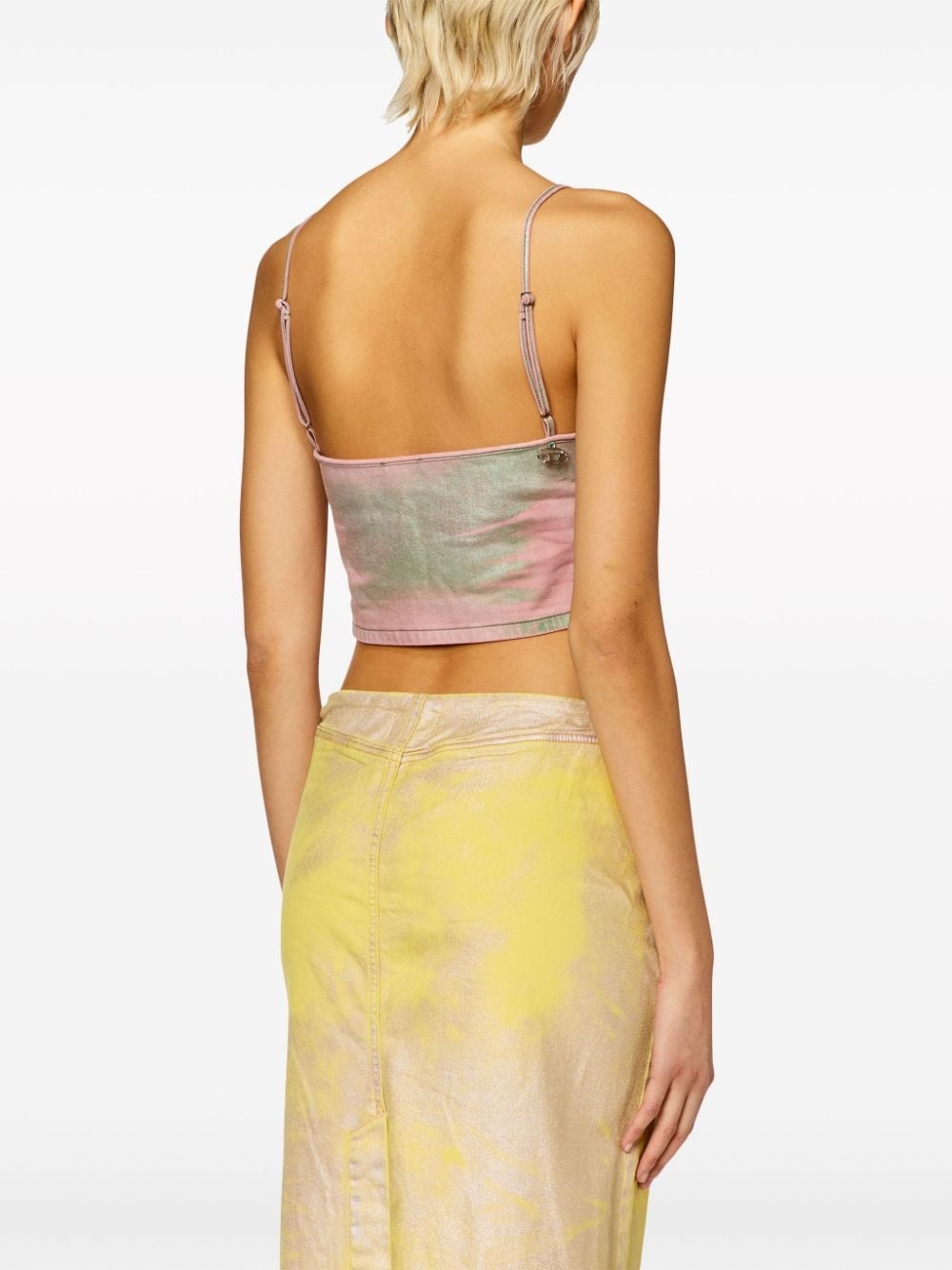 De-Fulvy-S denim cropped top - 4