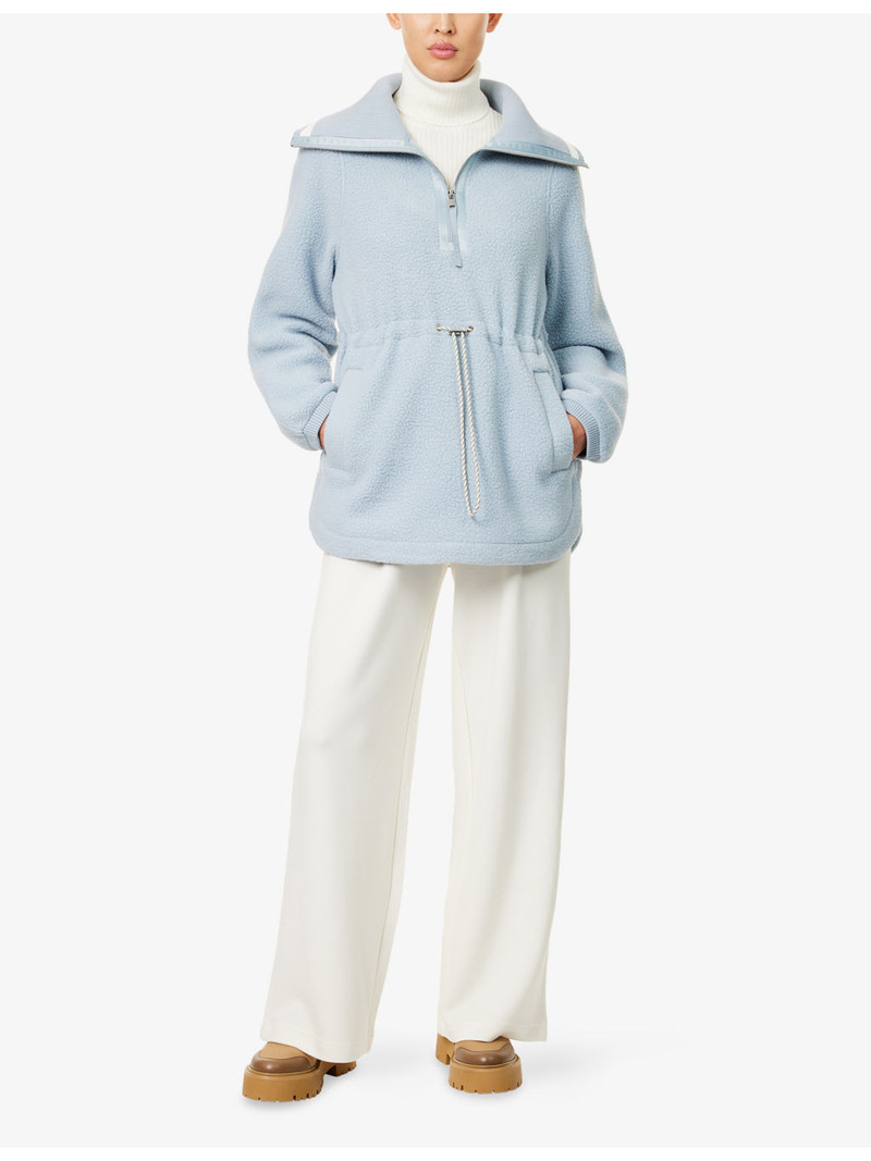 VARLEY Ashby Drawstring-Waist Fleece Sweatshirt outlook