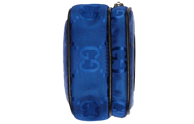 Gucci Off The Grid OTG Environmental Friendly Series Logo Leather Logo Nylon handbag Mini Blue Black - 6
