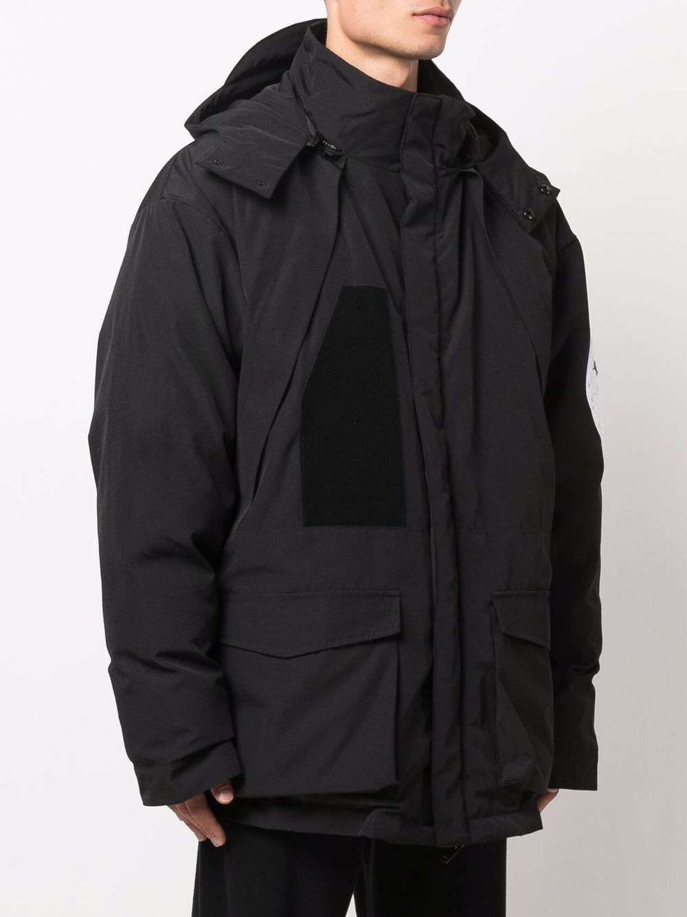 padded hooded coat - 4