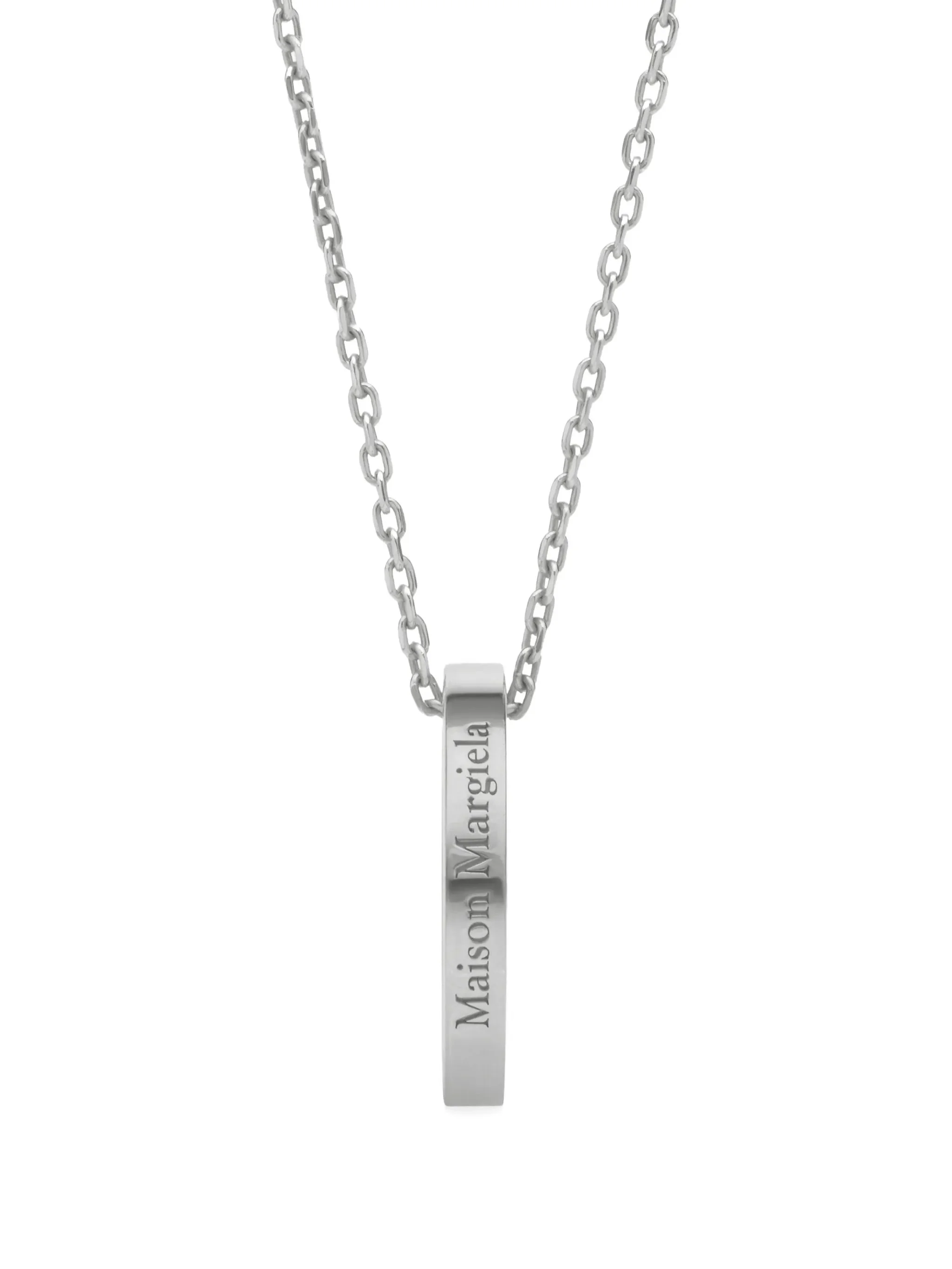 Maison Margiela Logo Ring Precious Metals Necklace - 1