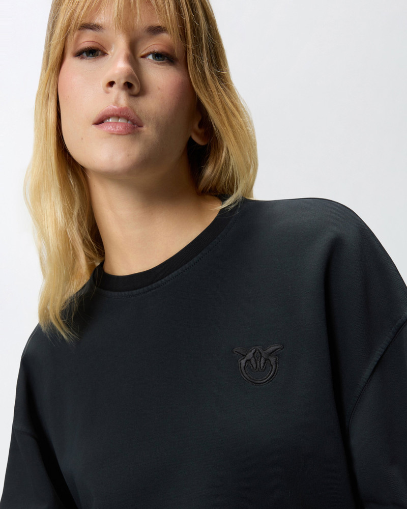 SWEATSHIRT WITH LOVE BIRDS EMBROIDERY 6