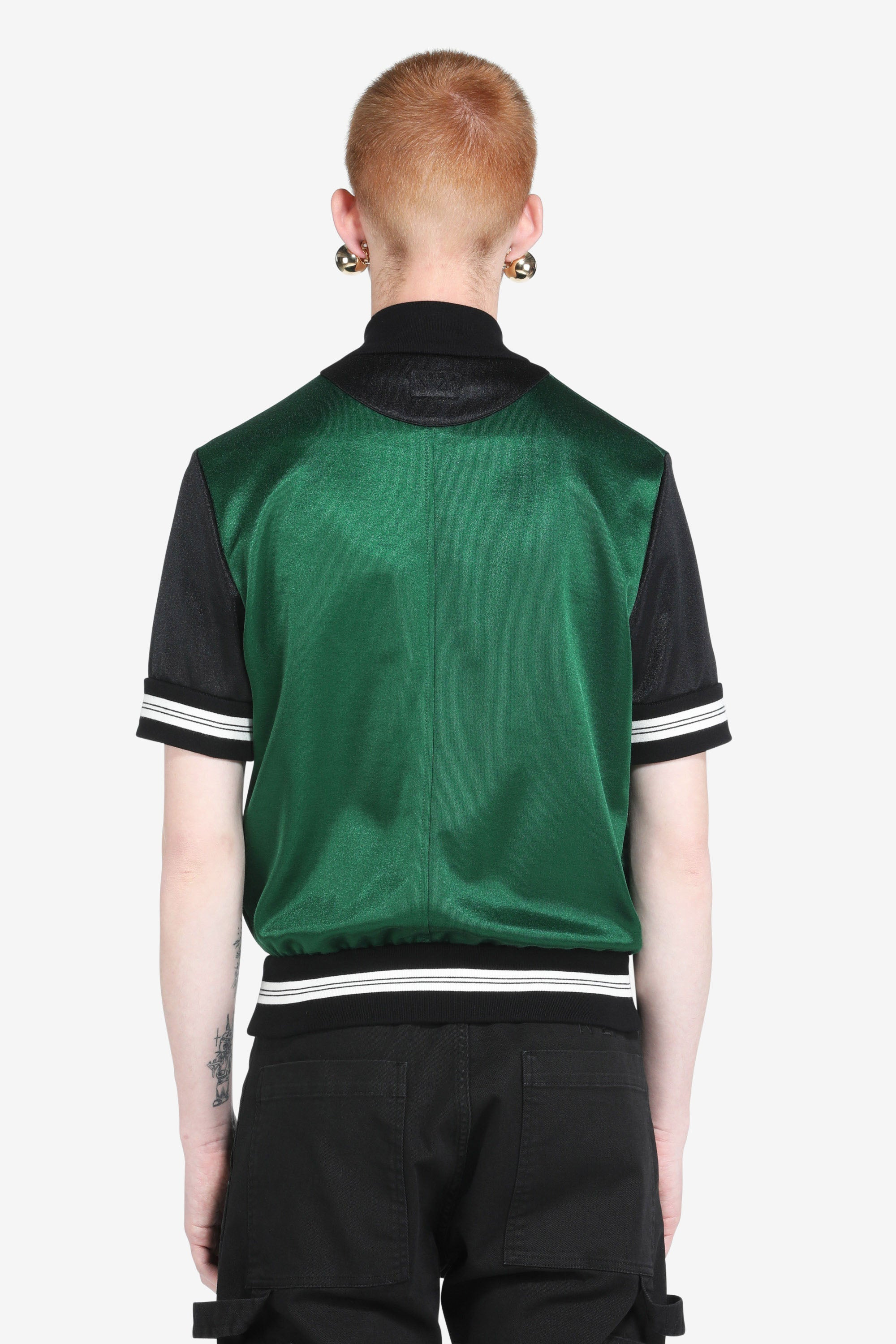 SHORT-SLEEVE BOMBER JACKET - 2