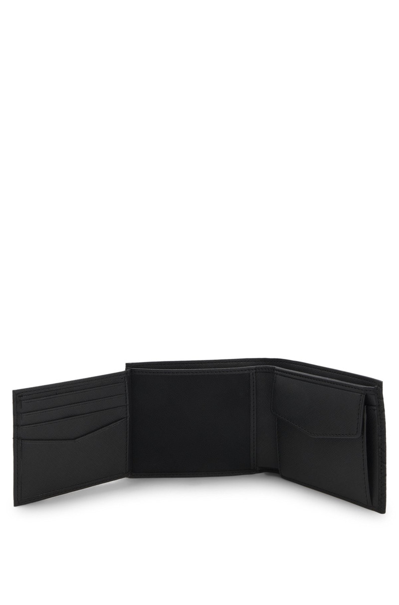 BOSS TRIFOLD WALLET WITH MONOGRAM PATTERN outlook