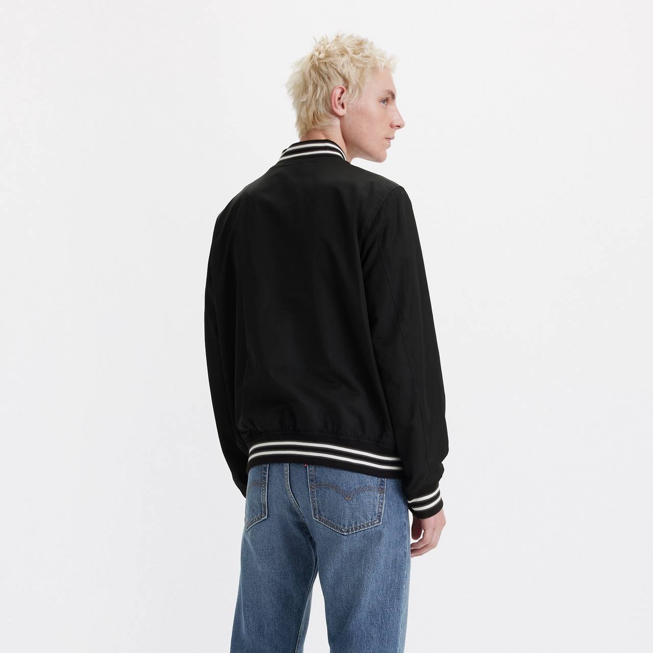 CAVALRY TWILL VARSITY BOMBER JACKET - 2